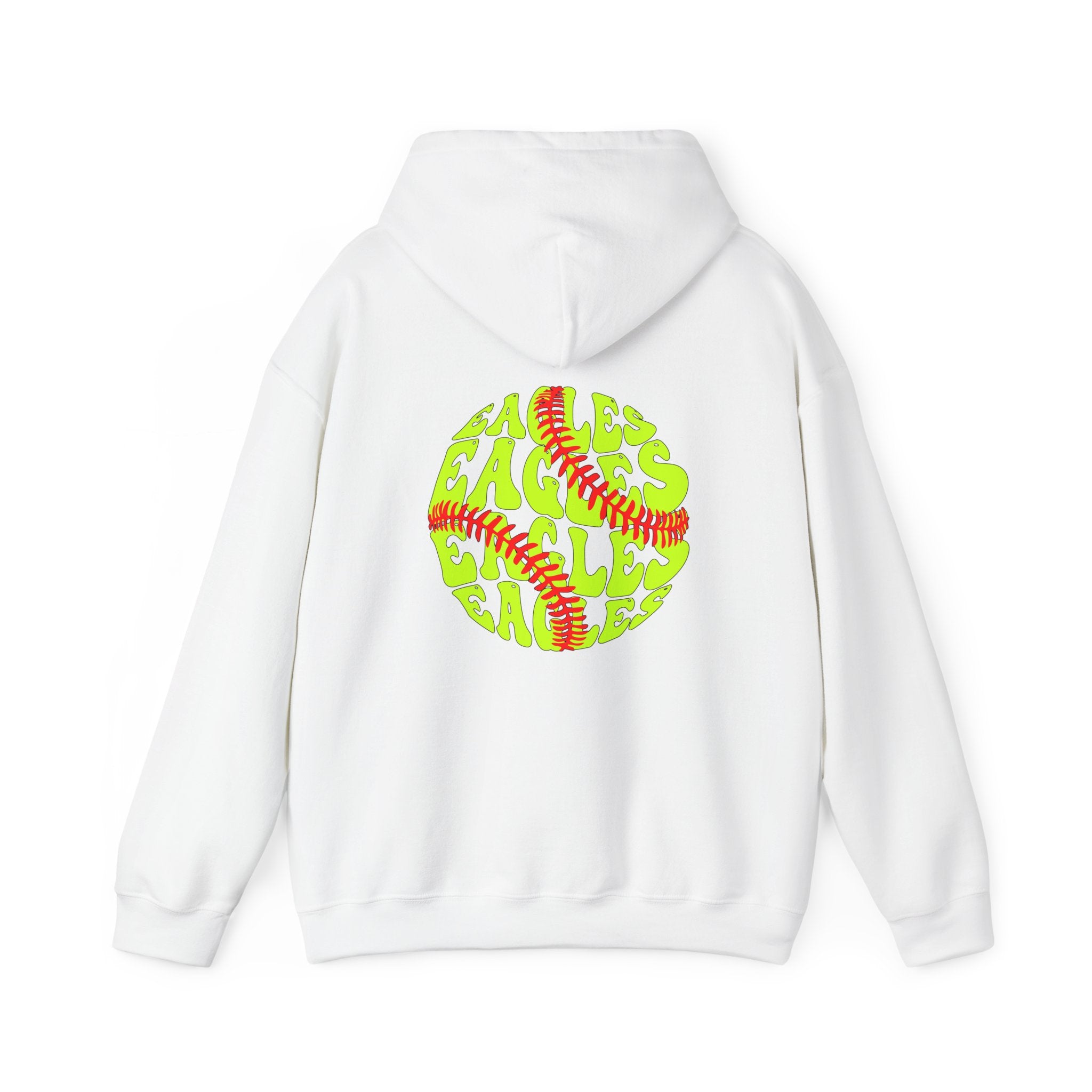 Adult Unisex New Albany Eagles Curveball Graphic Hoodie