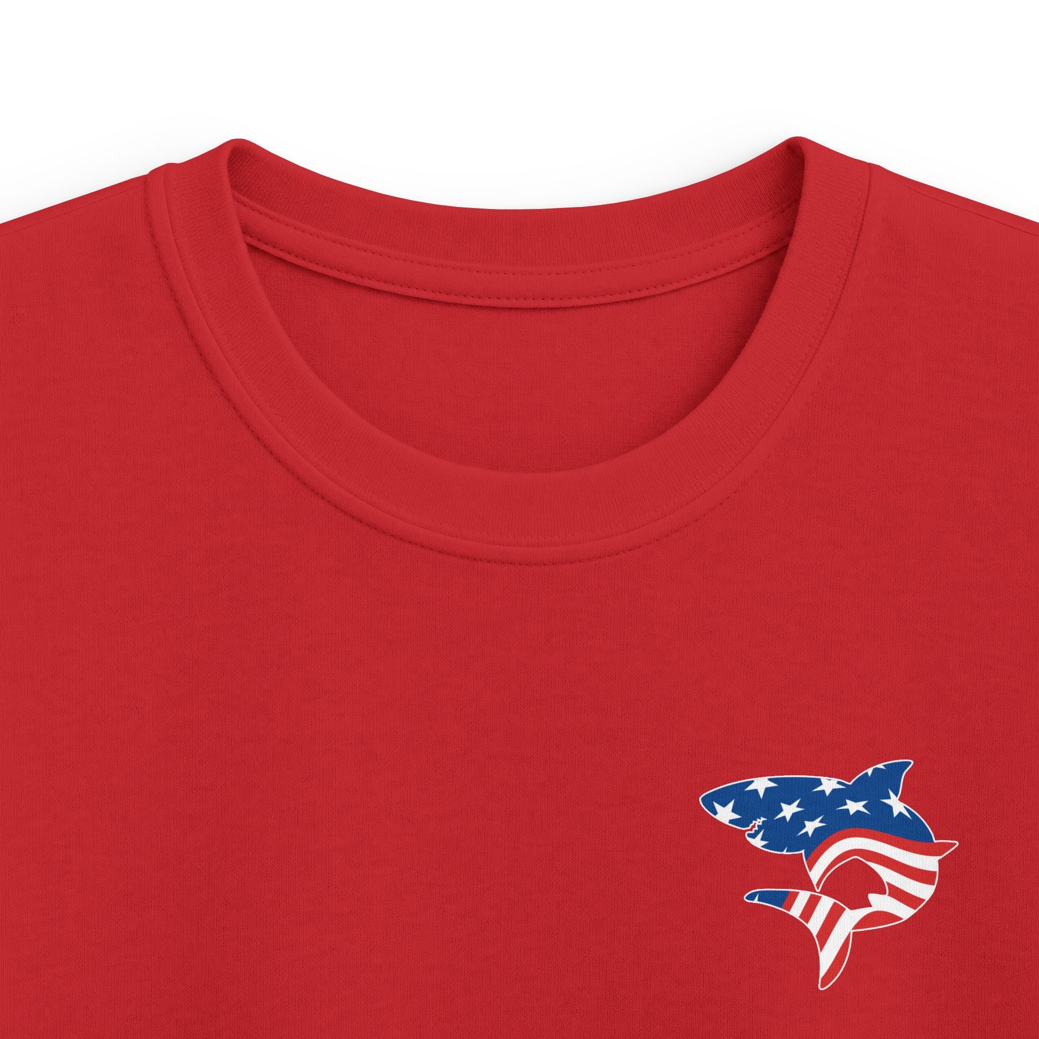 Youth South Hills Swim Club Patriotic Graphic Short Sleeve Gildan Softstyle Tee