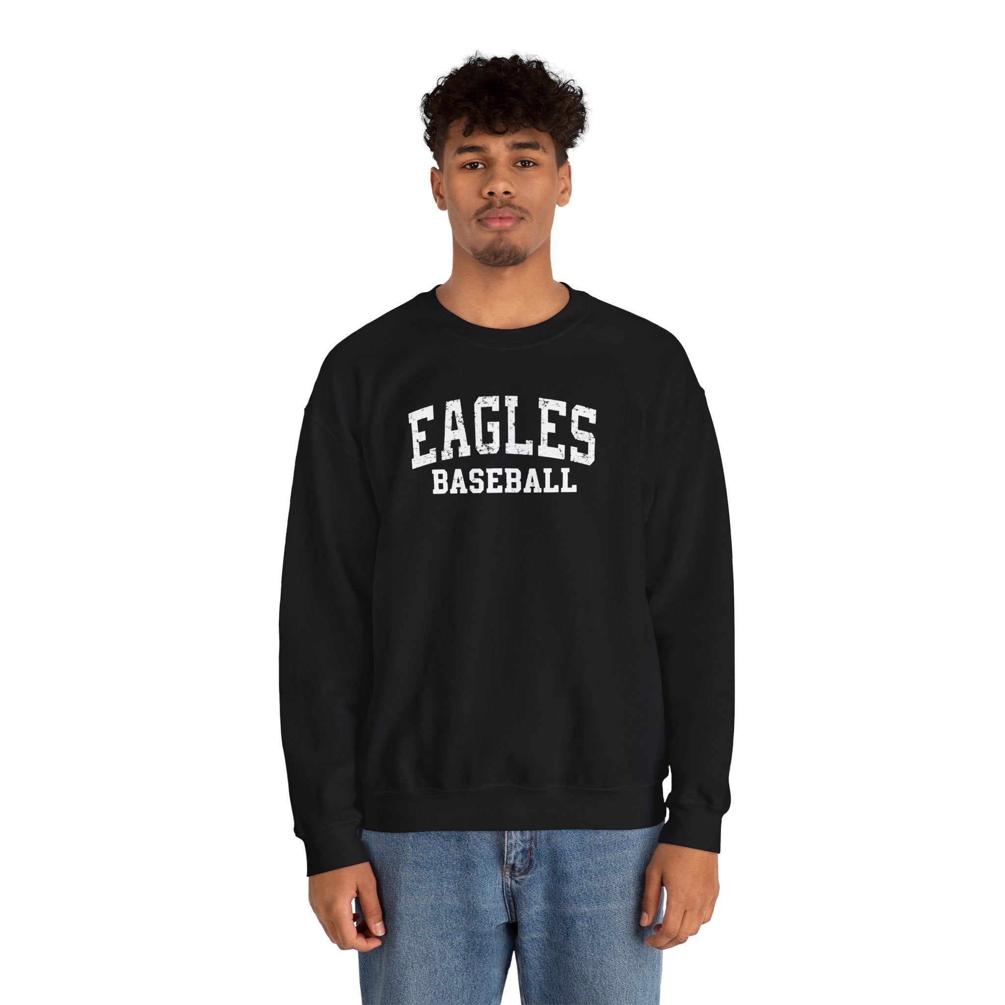 Adult Unisex New Albany Eagles Baseball Vintage Distressed Graphic Sweatshirt