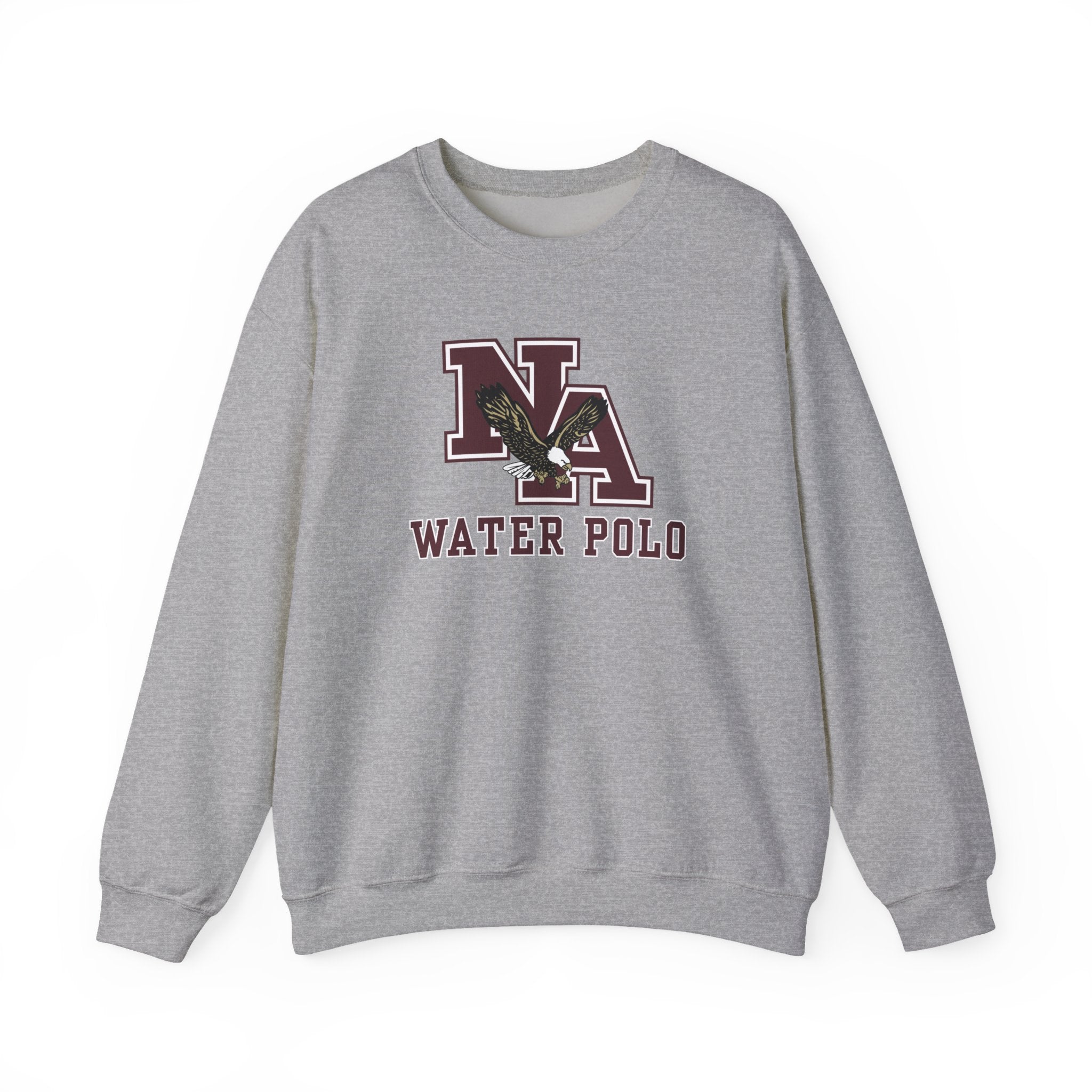 Adult Unisex New Albany Water Polo Classic Maroon Logo Graphic Sweatshirt