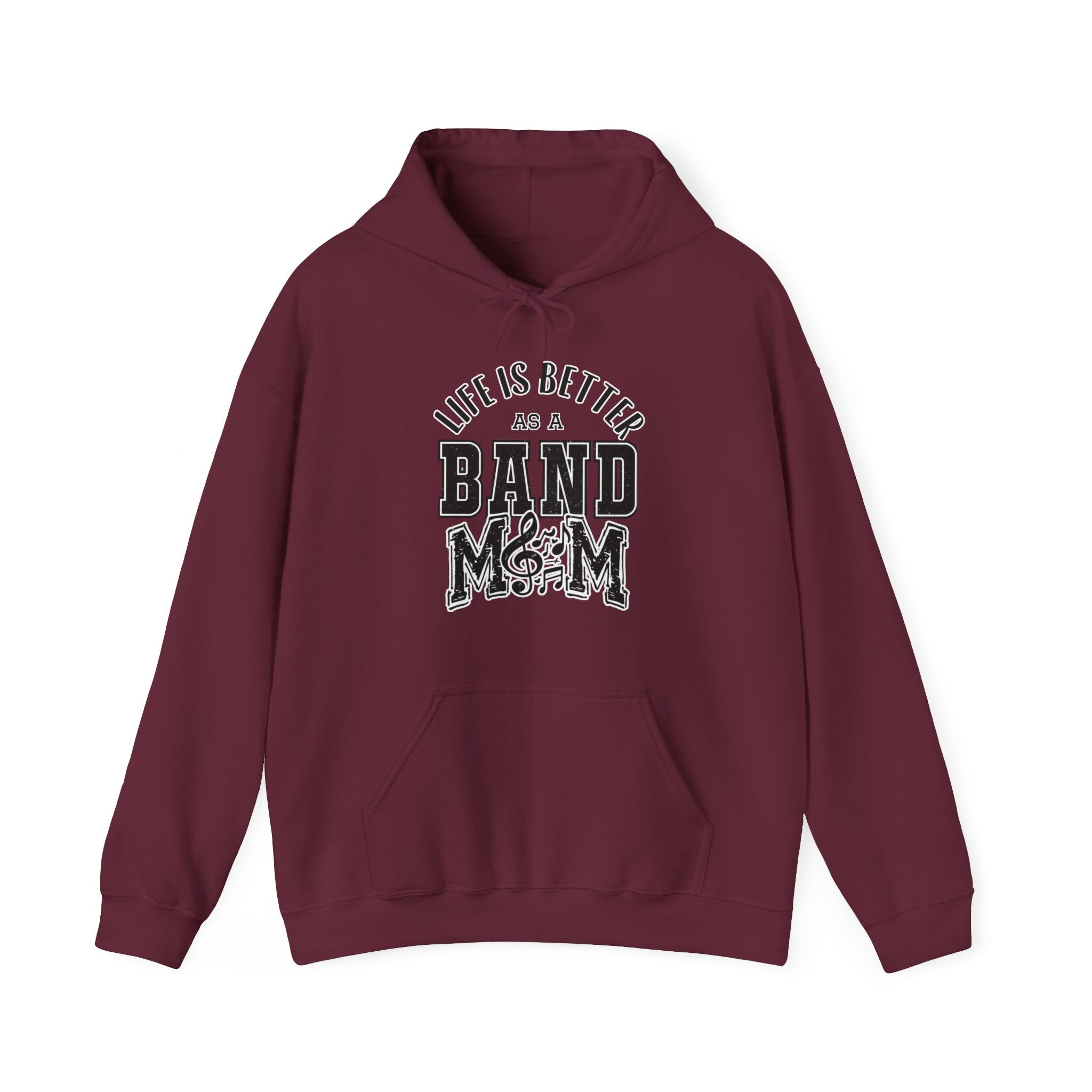Adult Unisex Life is Better As A Band Mom Graphic Hoodie