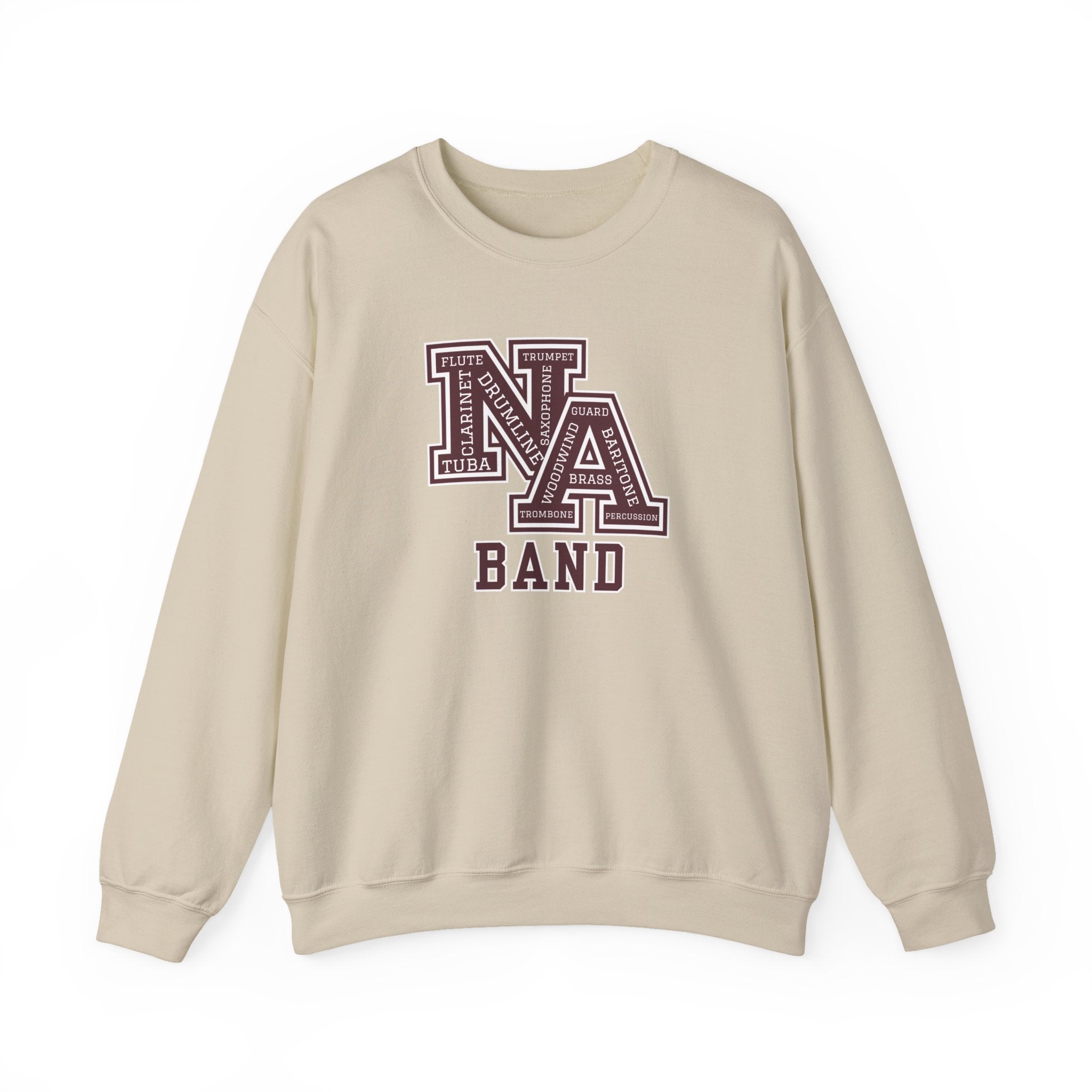 Adult Unisex New Albany Band Word Logo Graphic Sweatshirt