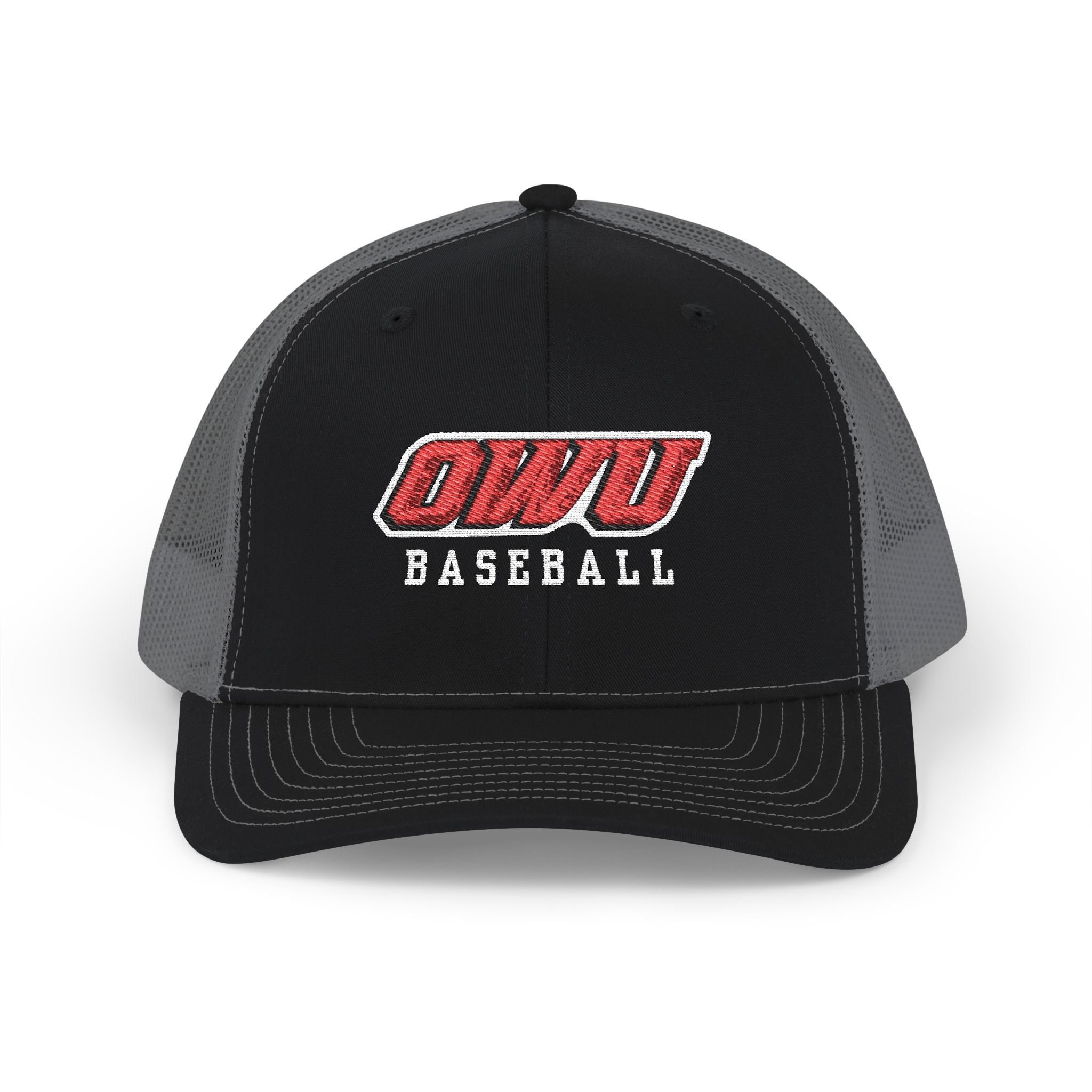 Adult Unisex OWU Baseball Embroidered Richardson 112 Snapback Trucker Hat