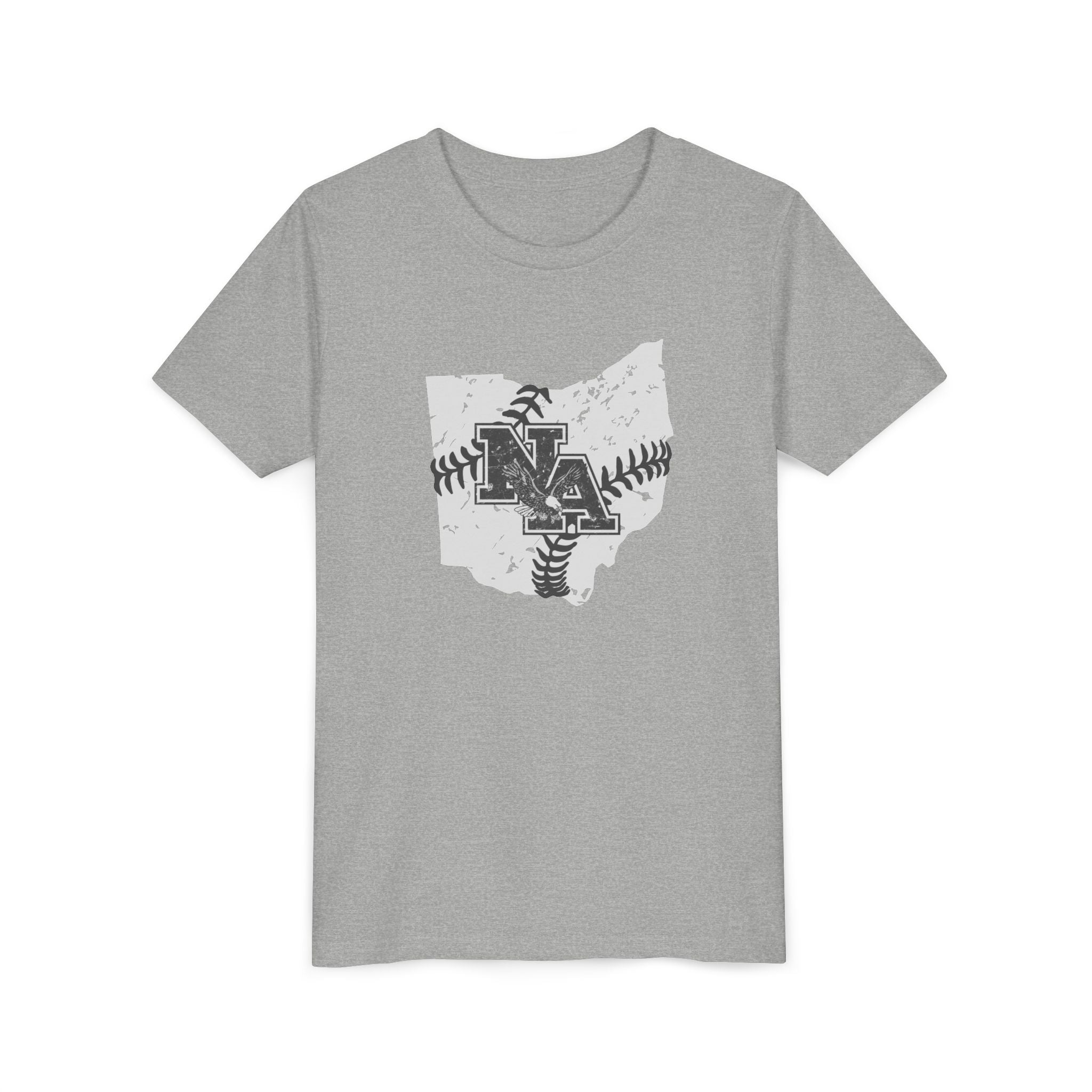 Youth Ohio Vintage Baseball Logo Graphic Short Sleeve Soft Tee