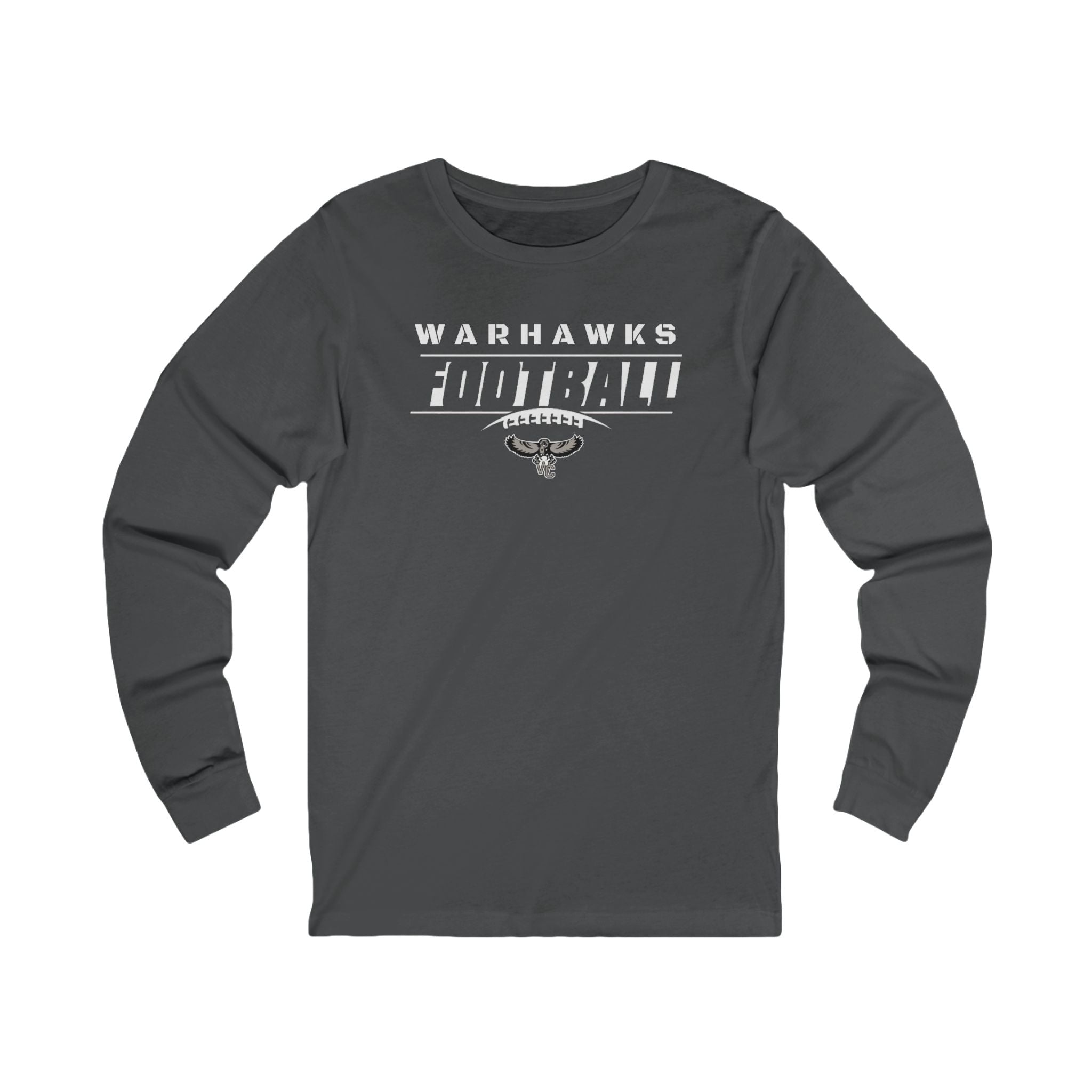 Adult Unisex Warhawks Goal Line Graphic Long Sleeve Soft Tee