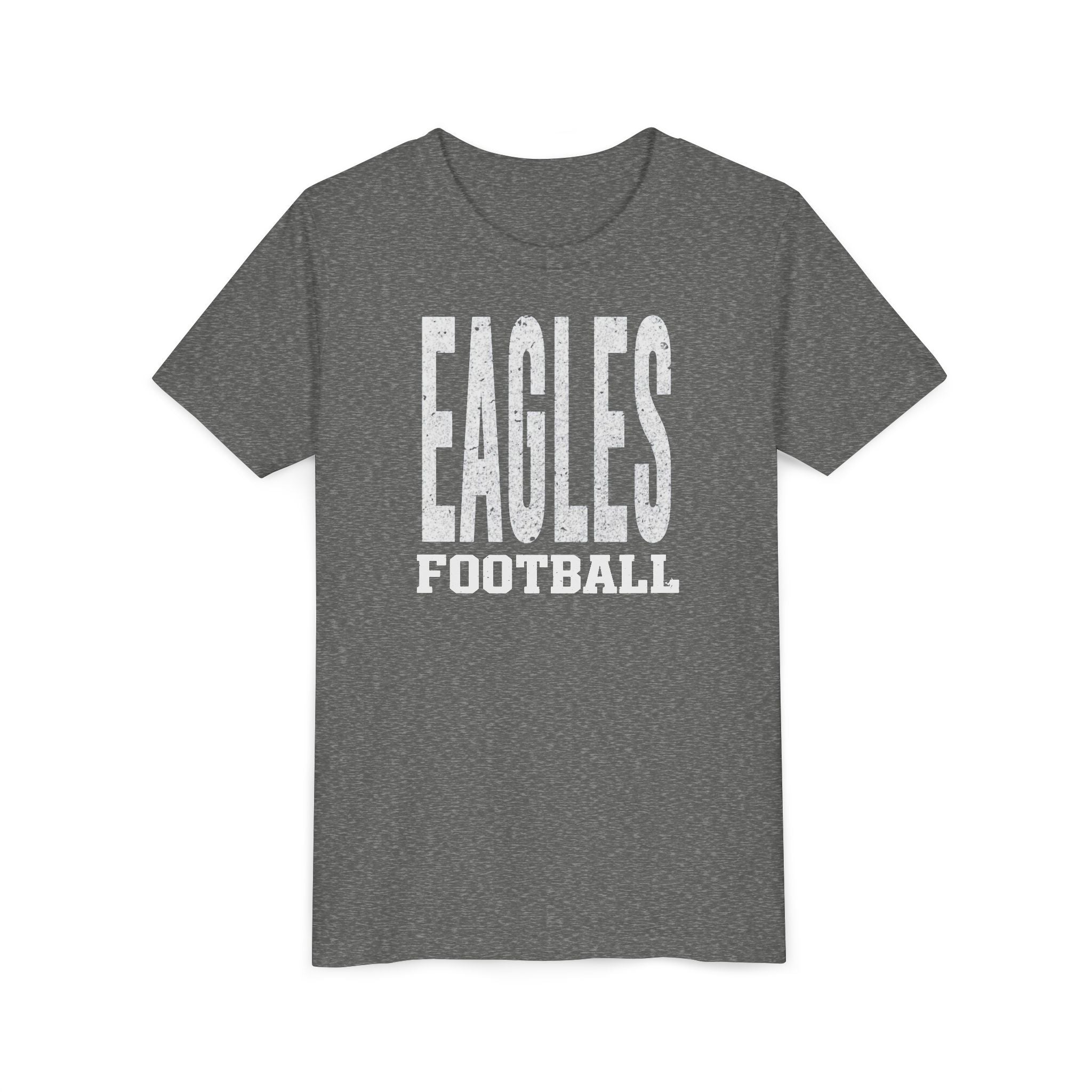Youth New Albany Football Distressed Enlarged Graphic Short Sleeve Bella + Canvas Soft Tee