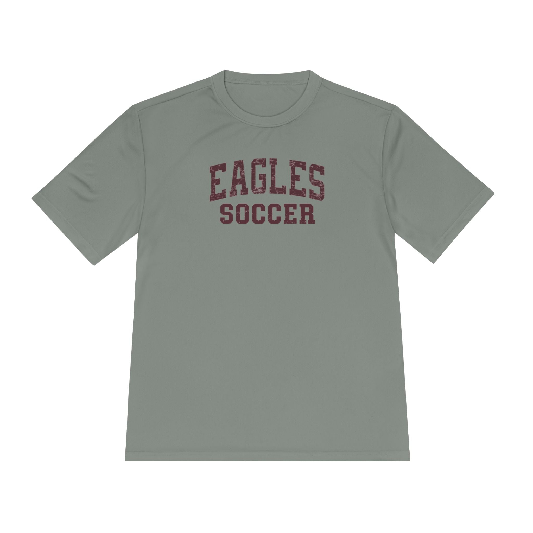 Adult Unisex New Albany Eagles Soccer Vintage Distressed Graphic Sport-Tek Competitor Performance Tee