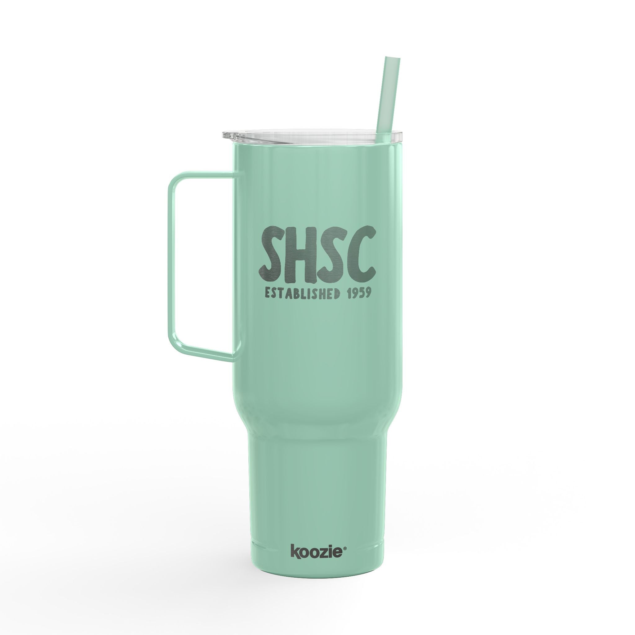 South Hills Swim Club SHSC Ombre Engraved 40oz Insulated Tumbler with Lid