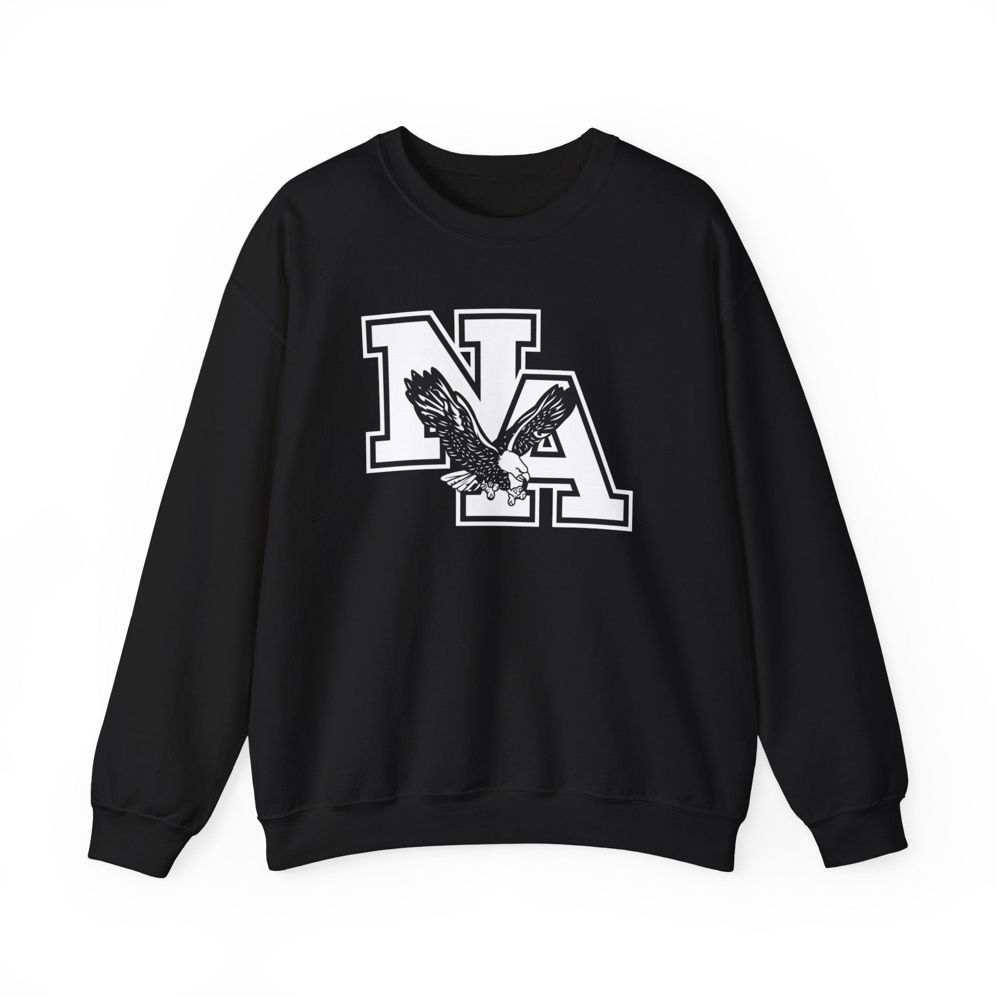 Adult Unisex Classic White and Black Logo Graphic Sweatshirt