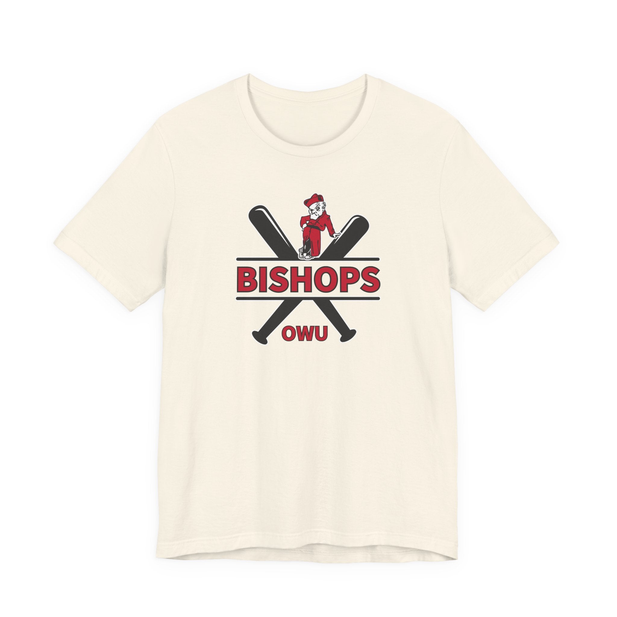 Adult Unisex Bishops Baseball Crossbat Graphic Short Sleeve Soft Tee