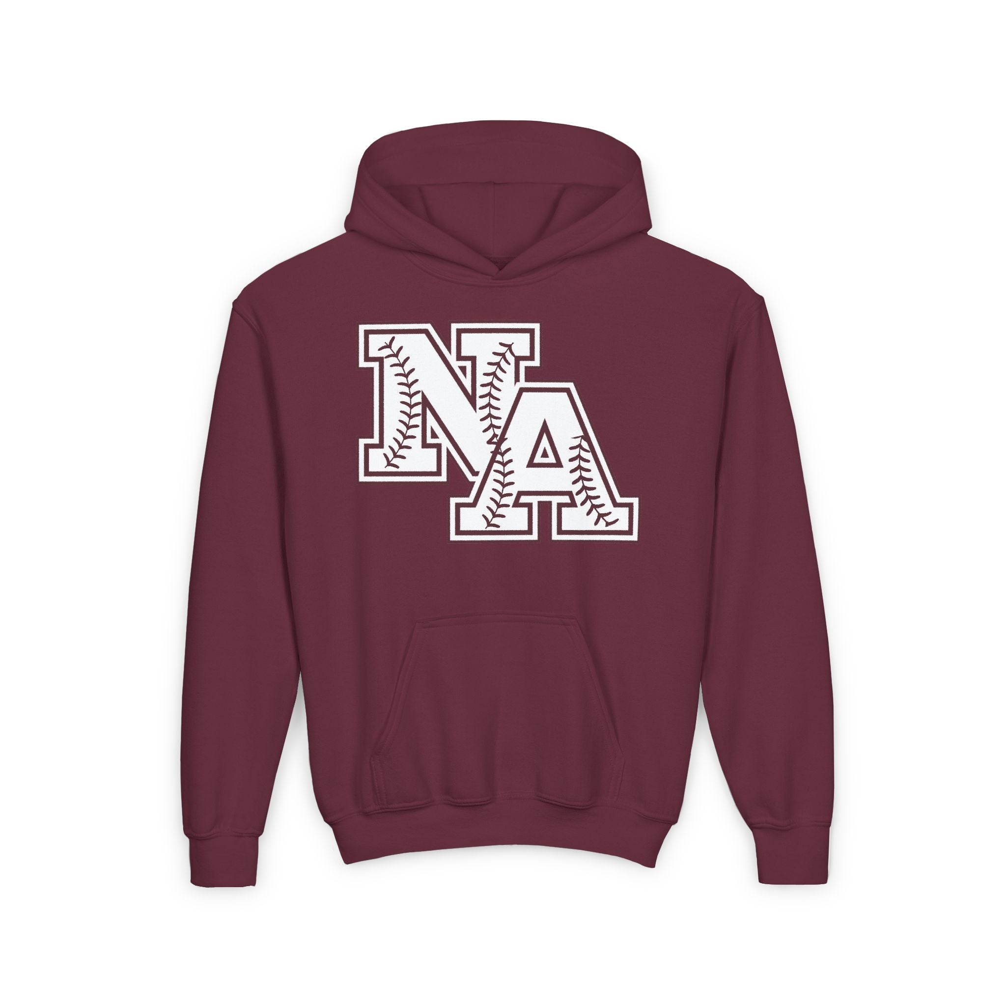 Youth Baseball Stitches Classic Logo Graphic Hoodie