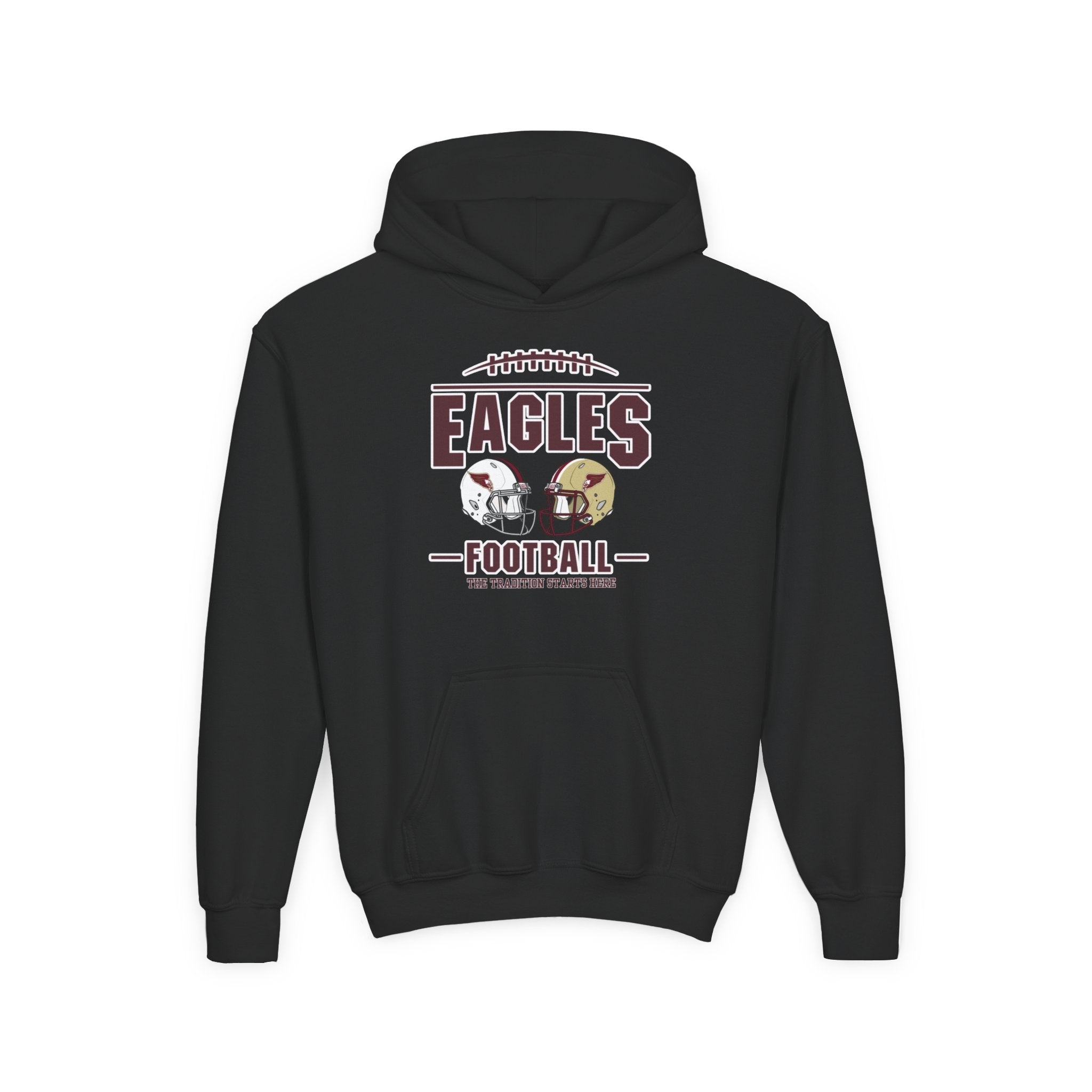 Youth Eagles Tradition Football Graphic Hoodie