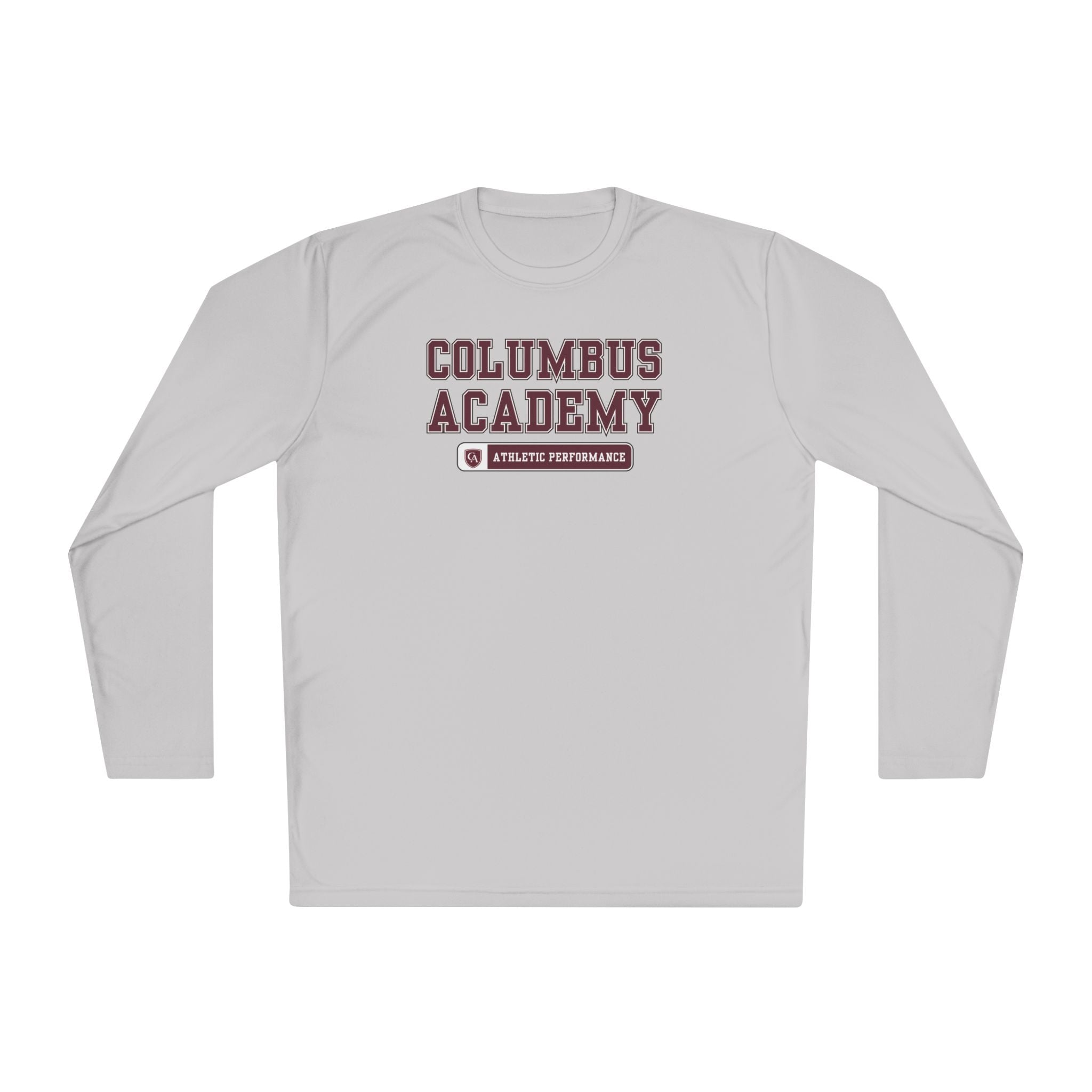 Adult Unisex Columbus Academy Athletic Performance Graphic Sport-Tek Competitor Performance Long Sleeve Tee
