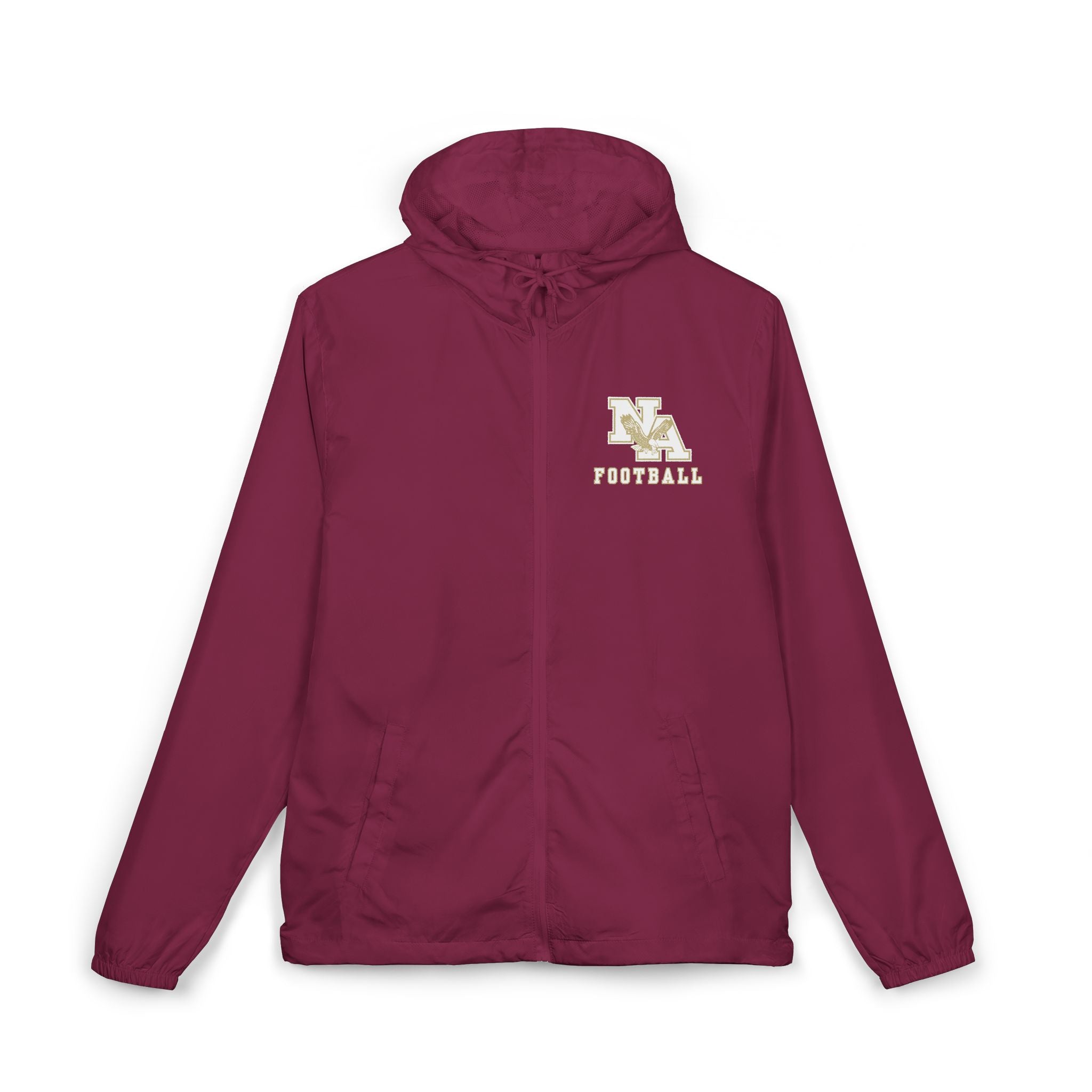 Adult Unisex NA Football Logo Full-Zip Windbreaker Jacket