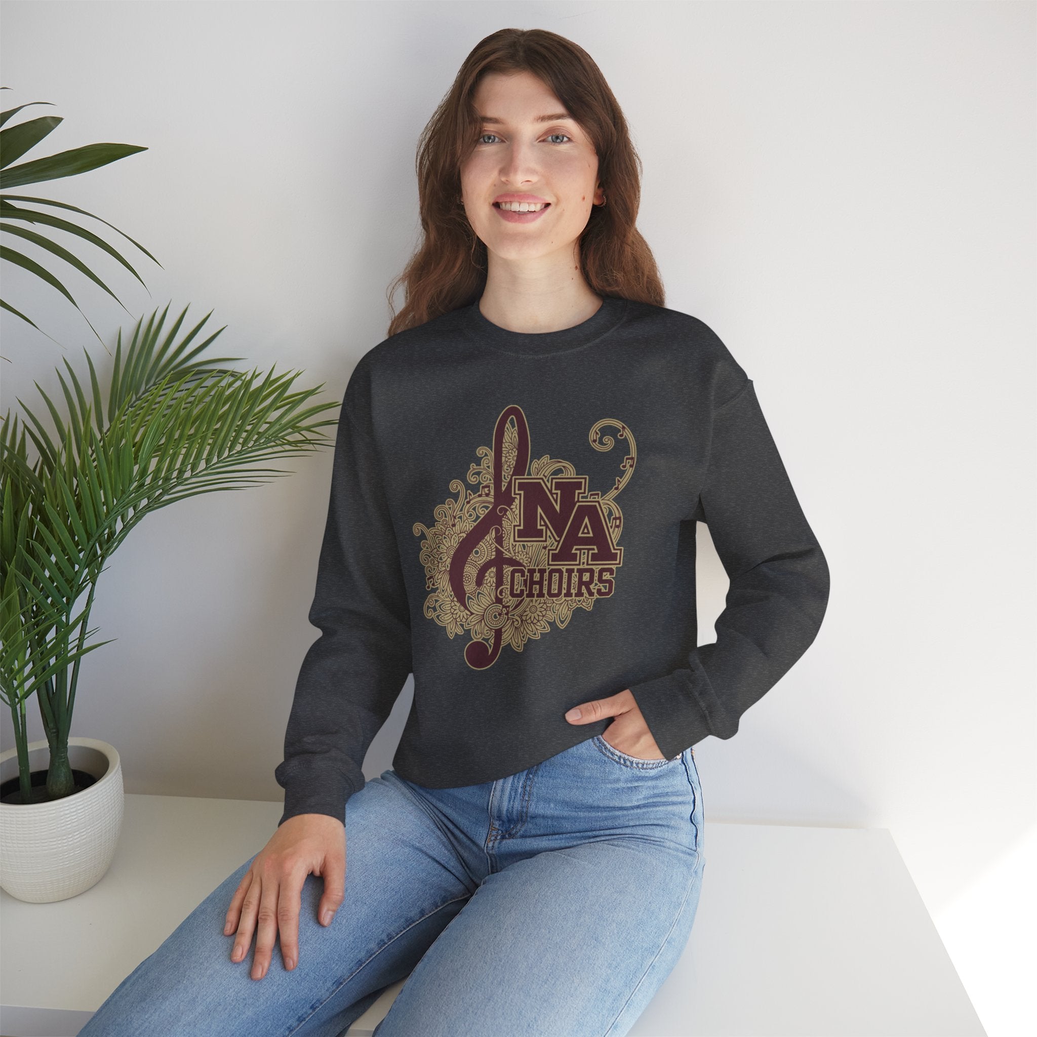Adult Unisex Floral Medley Choirs Graphic Sweatshirt