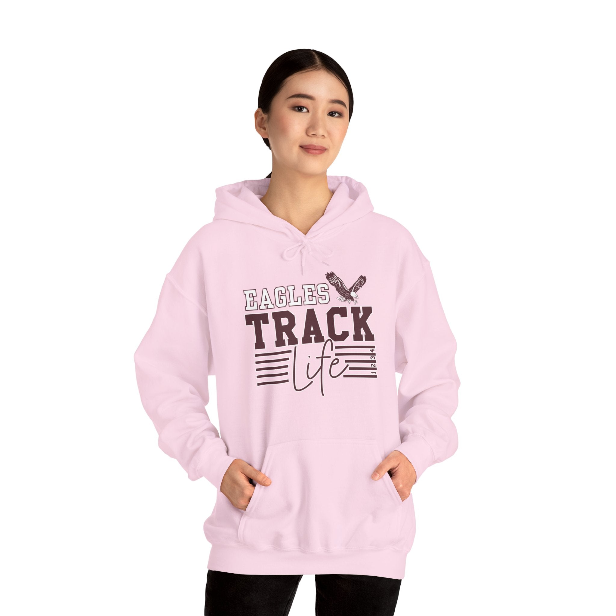 Adult Unisex Eagles Track Life Graphic Hoodie