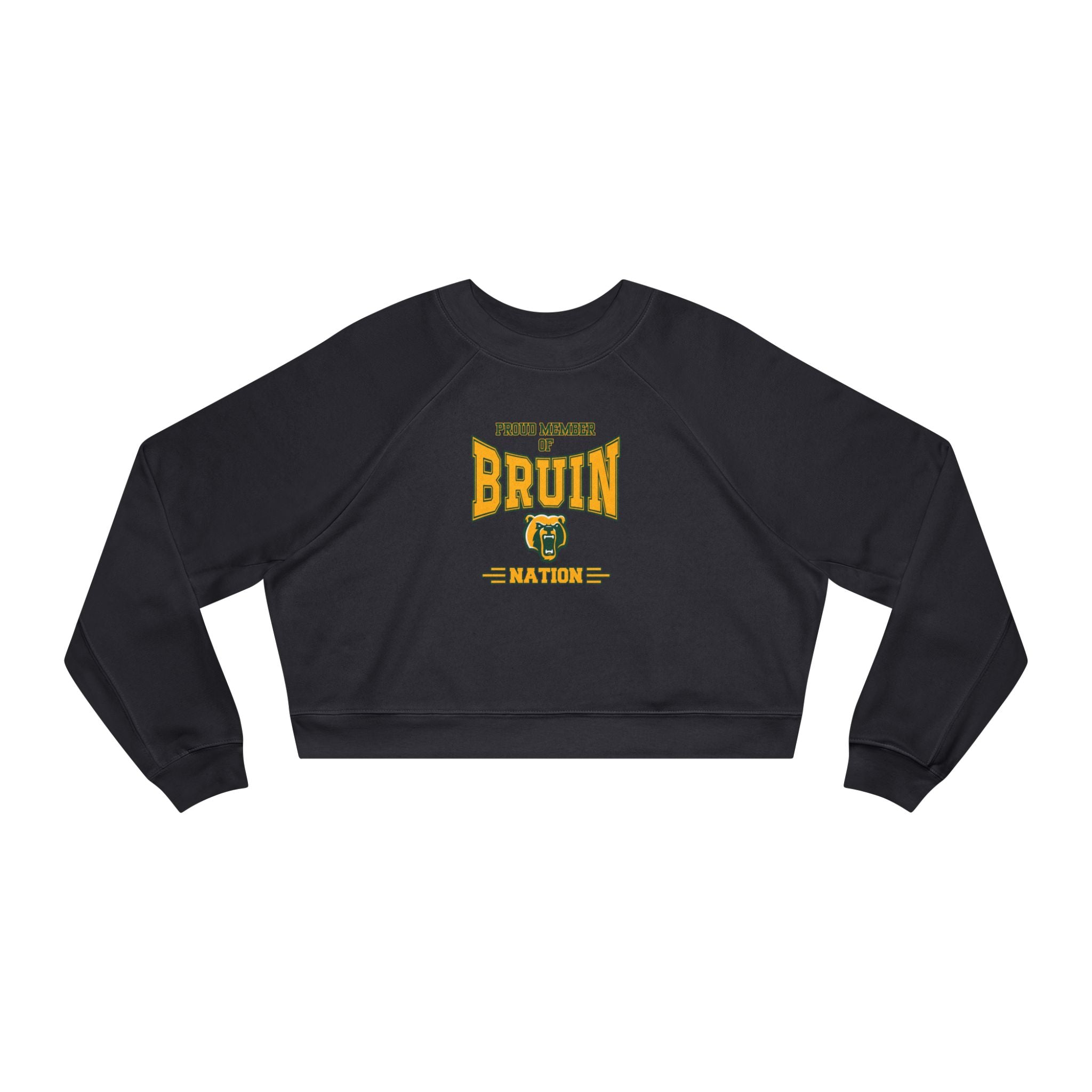 Women's Bruin Nation Graphic Cropped Fleece Sweatshirt
