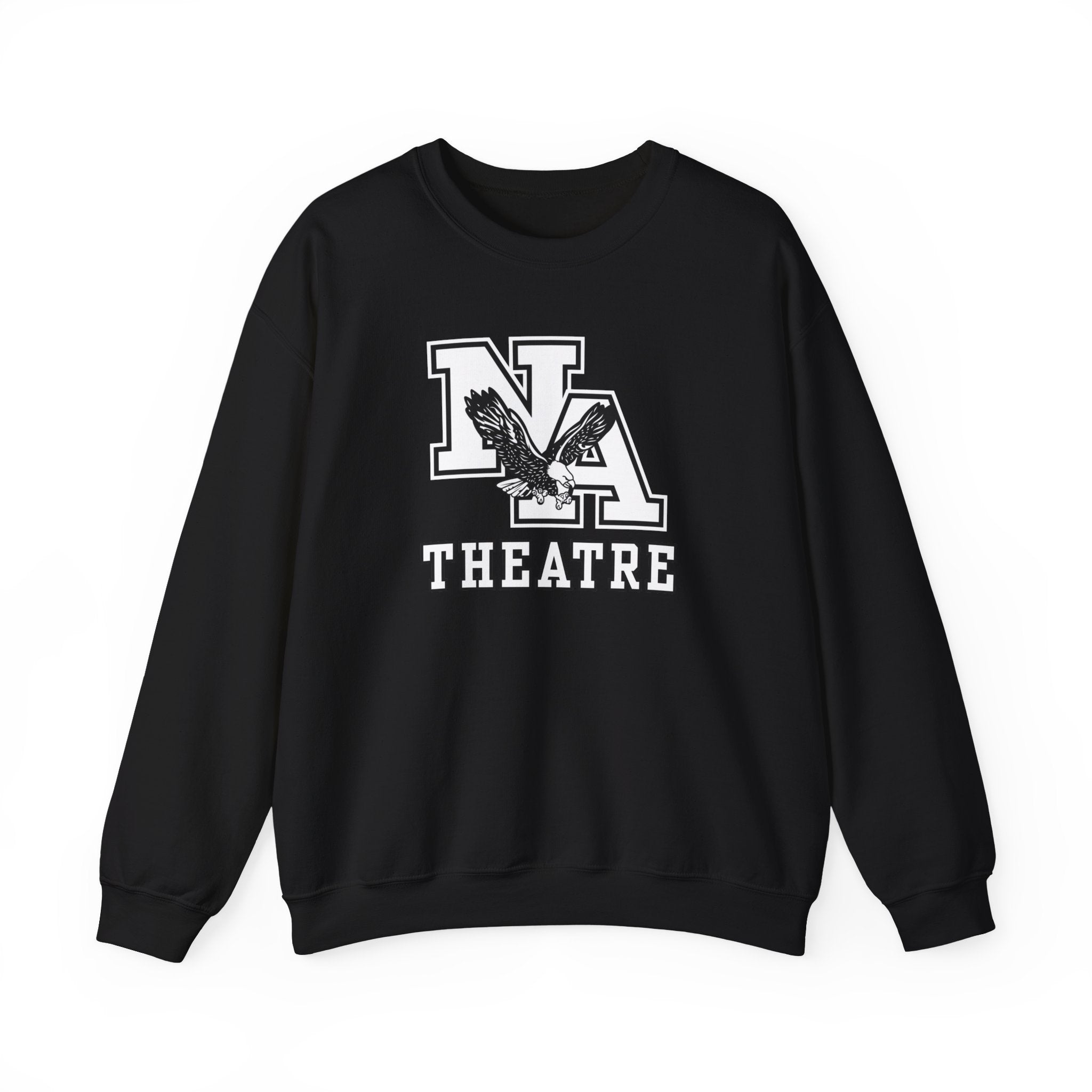 Adult Unisex White/Black Classic NA Theatre Logo Graphic Sweatshirt