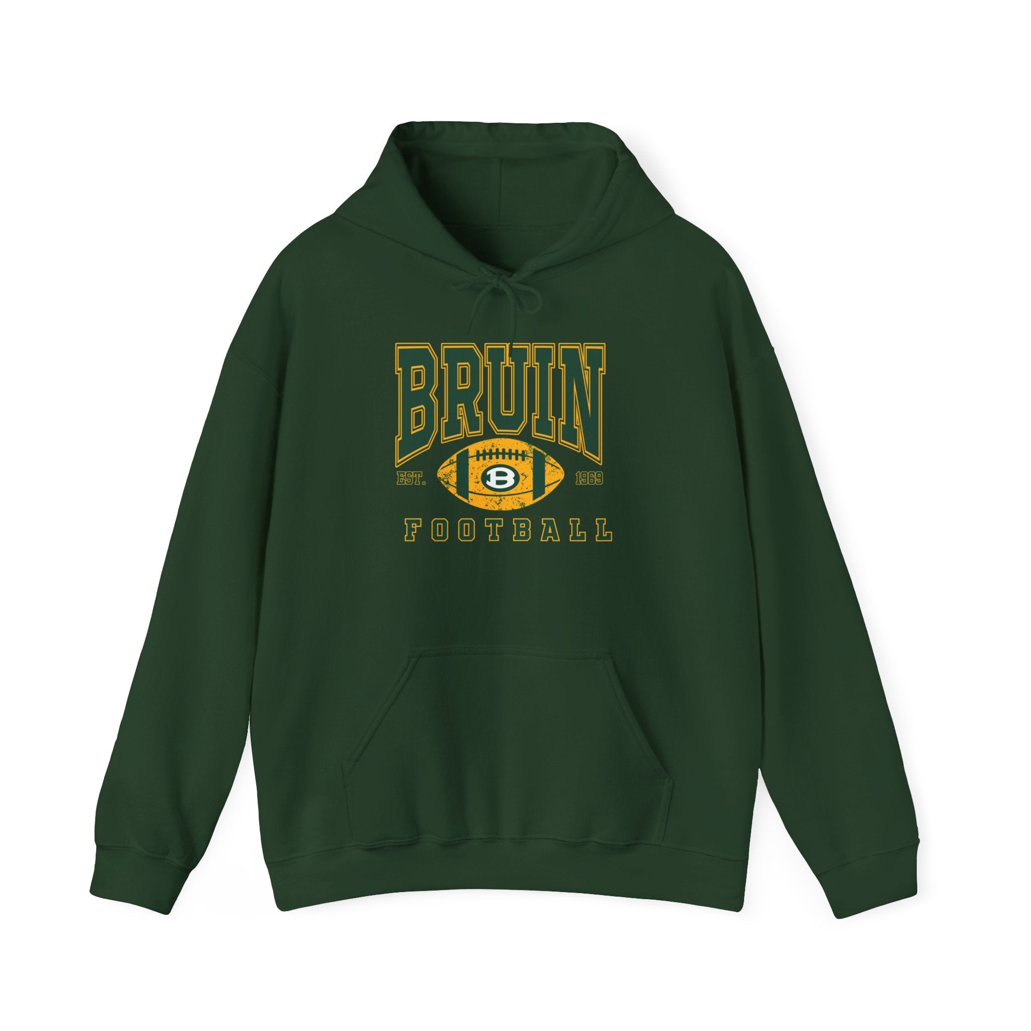 Adult Unisex Bruin Football Heritage Graphic Hoodie