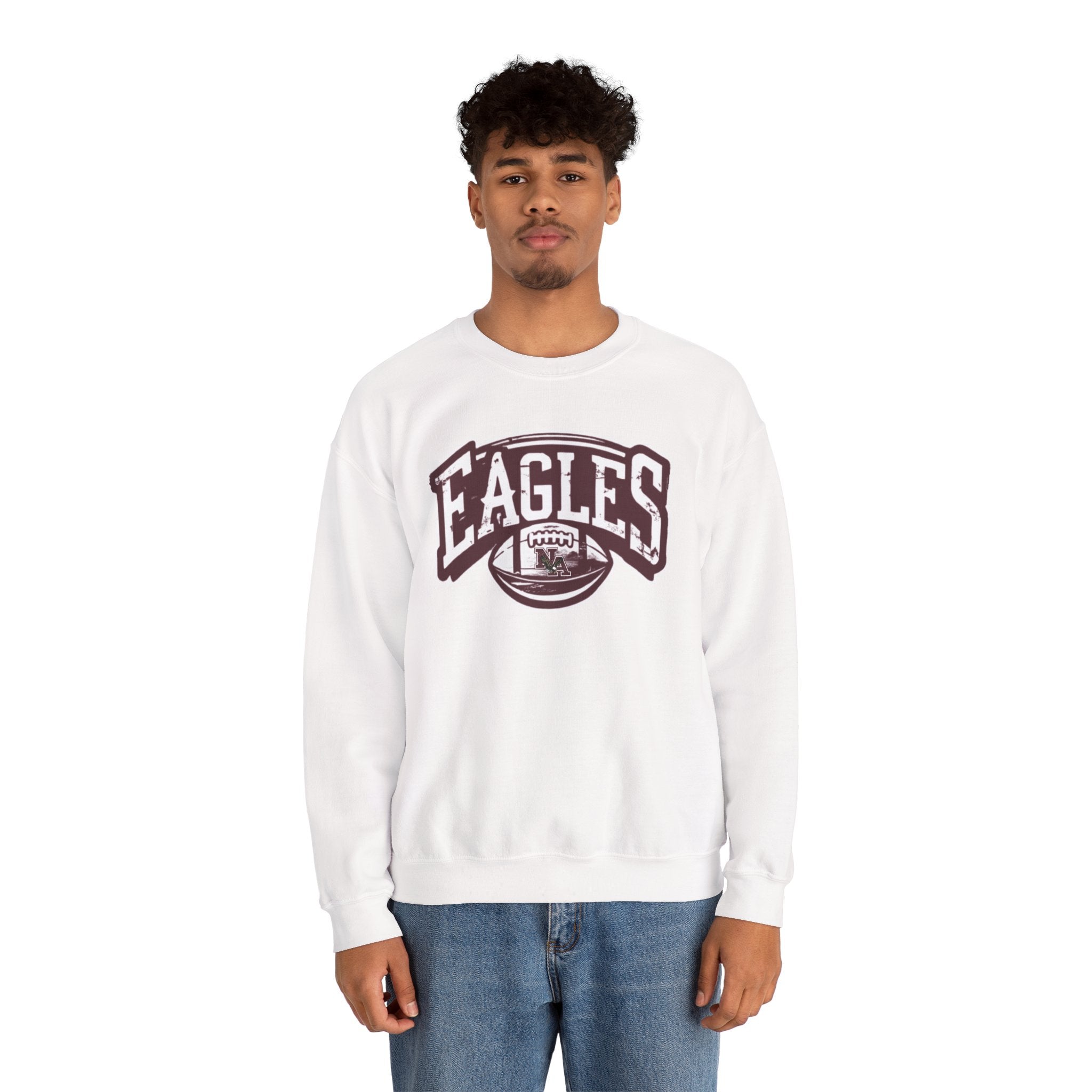 Adult Unisex New Albany Eagles Football Motion Graphic Sweatshirt