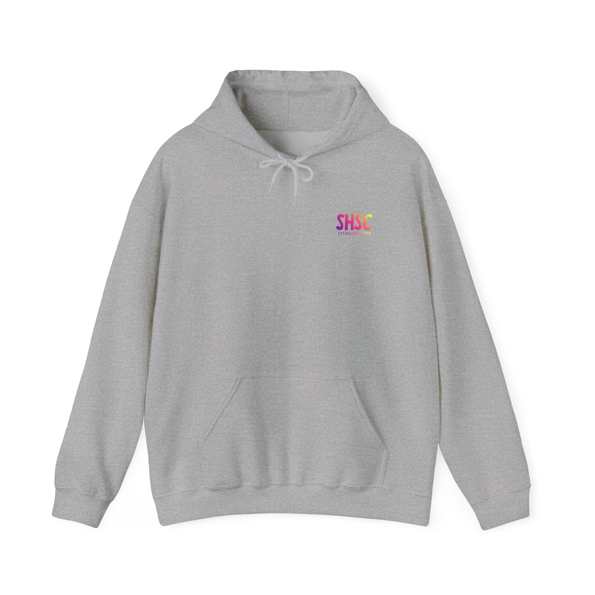 Adult Unisex South Hills Swim Club SHSC Ombre Graphic Hoodie