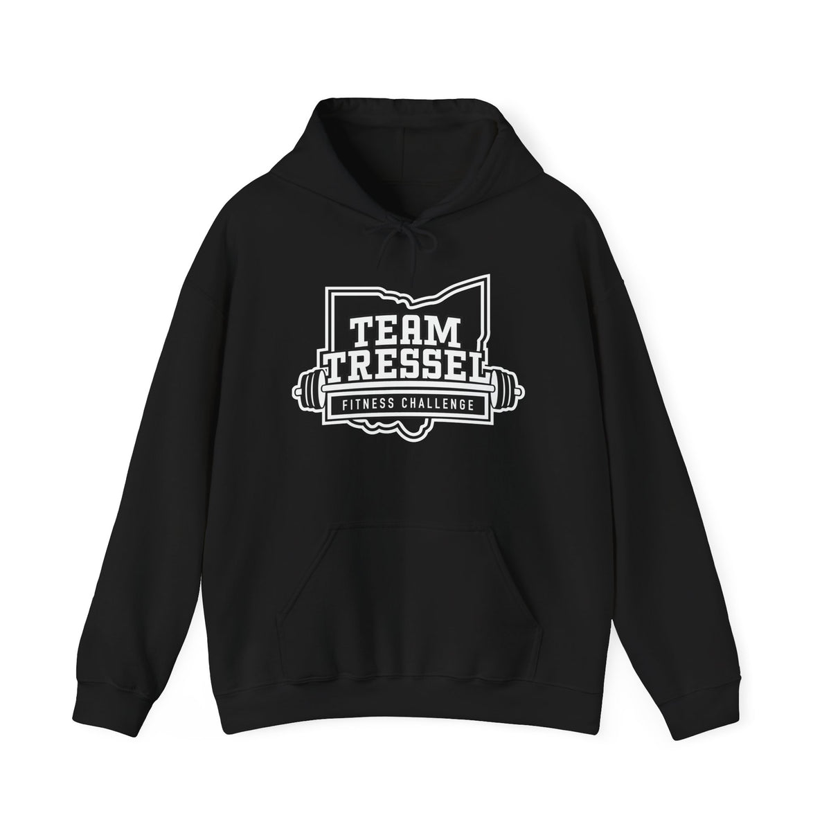 Adult Unisex Team Tressel Fitness Challenge Graphic Hoodie