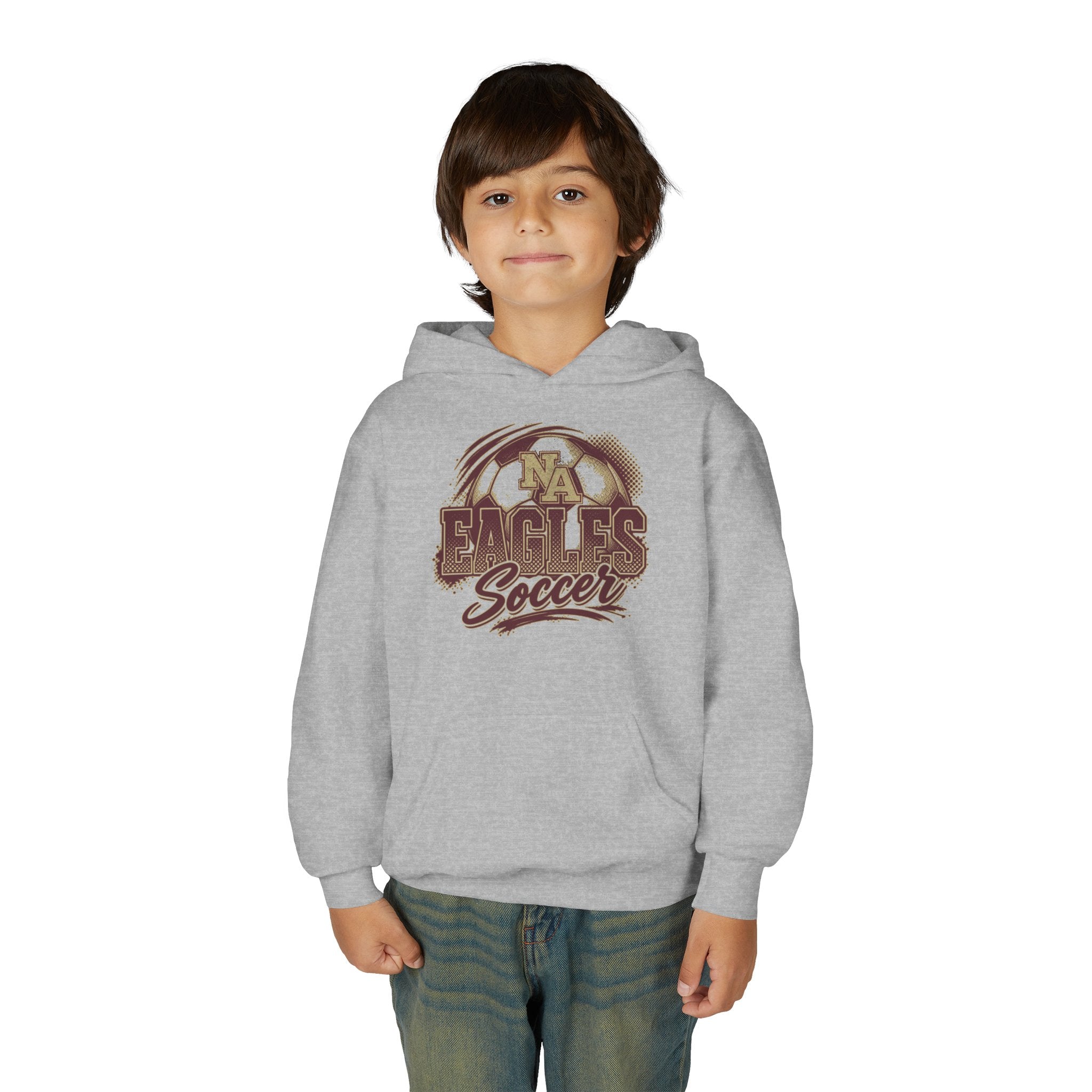 Youth New Albany Eagles Ombre Soccer Graphic Hoodie