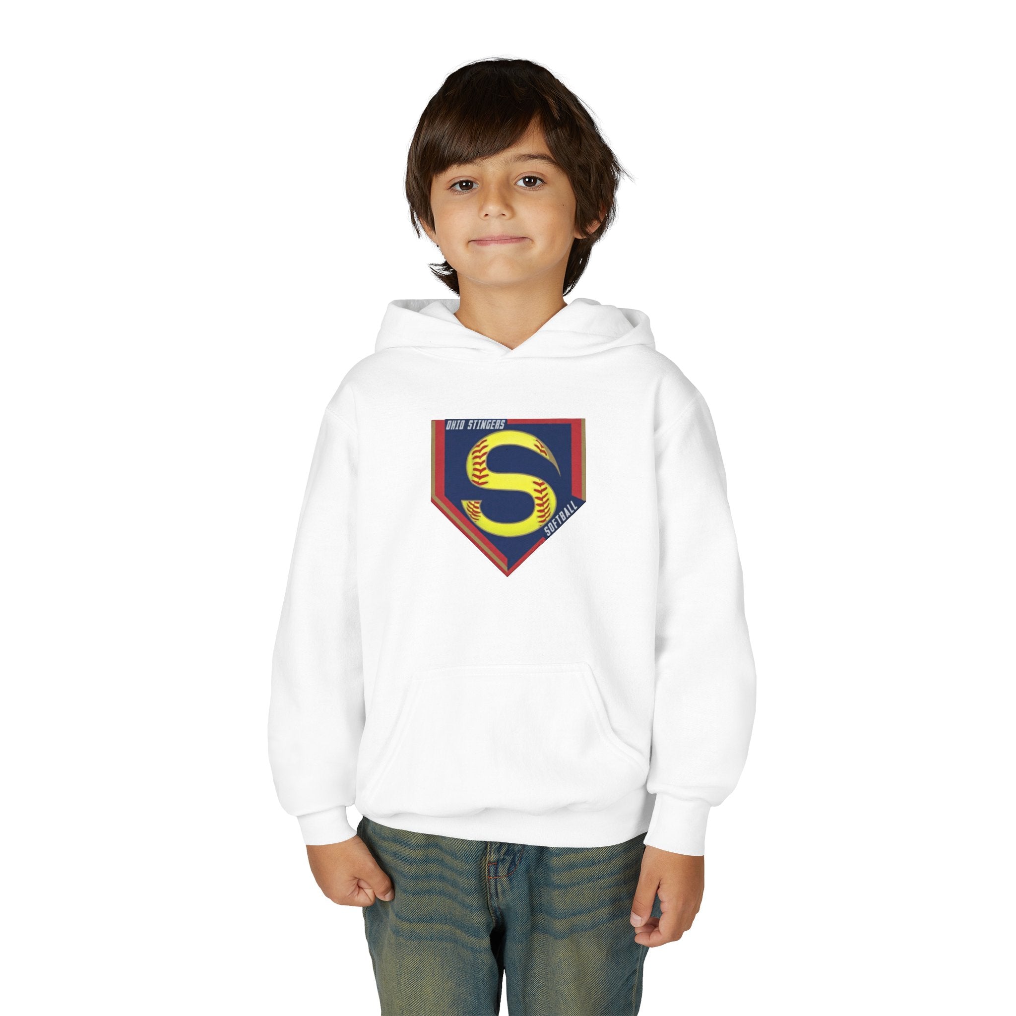 Youth Stingers Softball Logo Graphic Hoodie