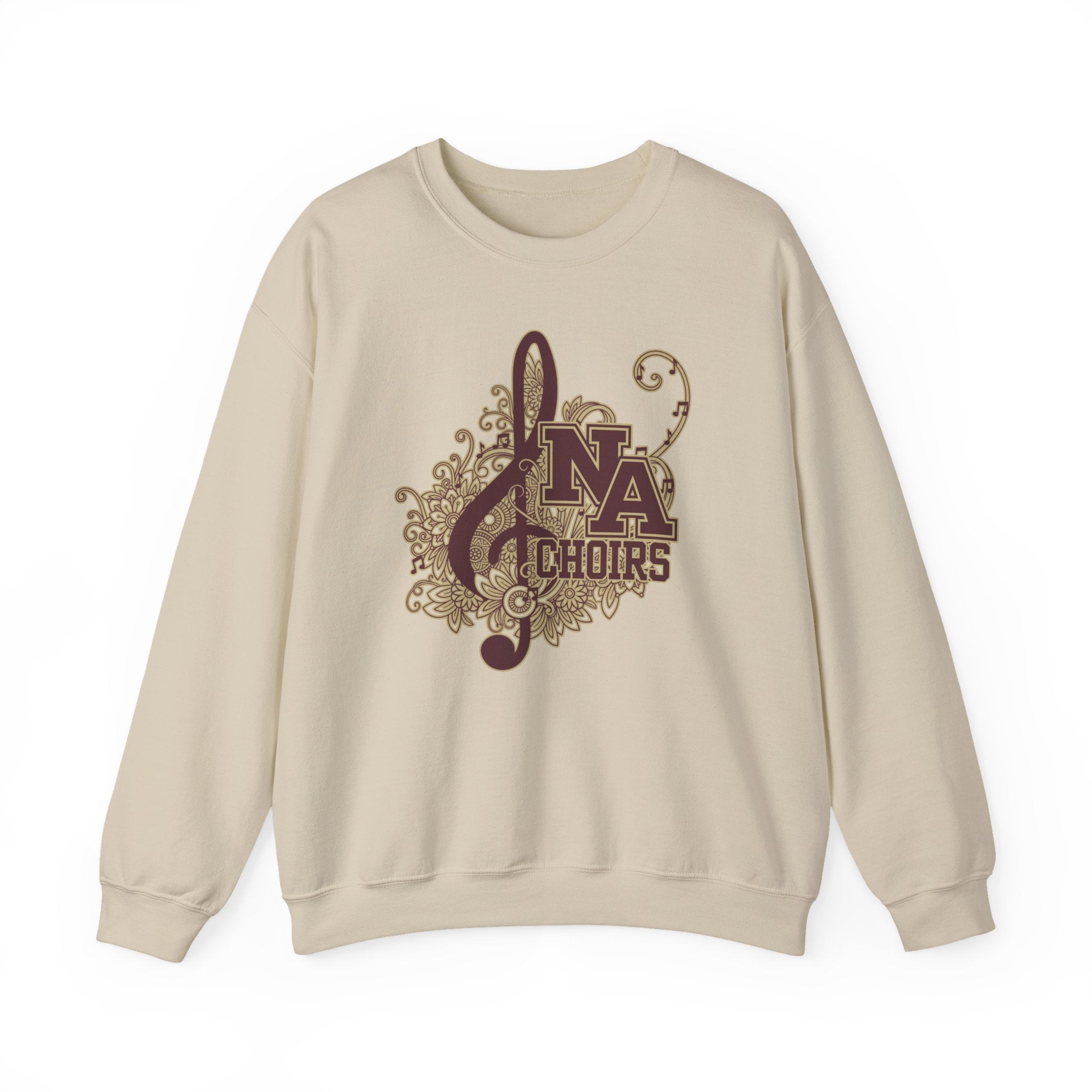 Adult Unisex Floral Medley Choirs Graphic Sweatshirt