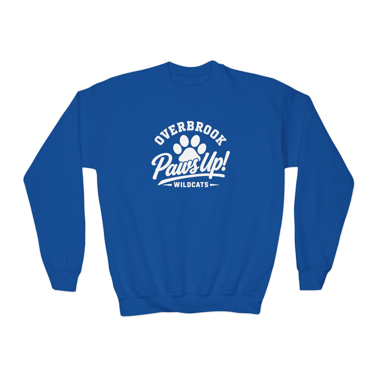 Youth Overbrook Elementary Paws Up Graphic Sweatshirt