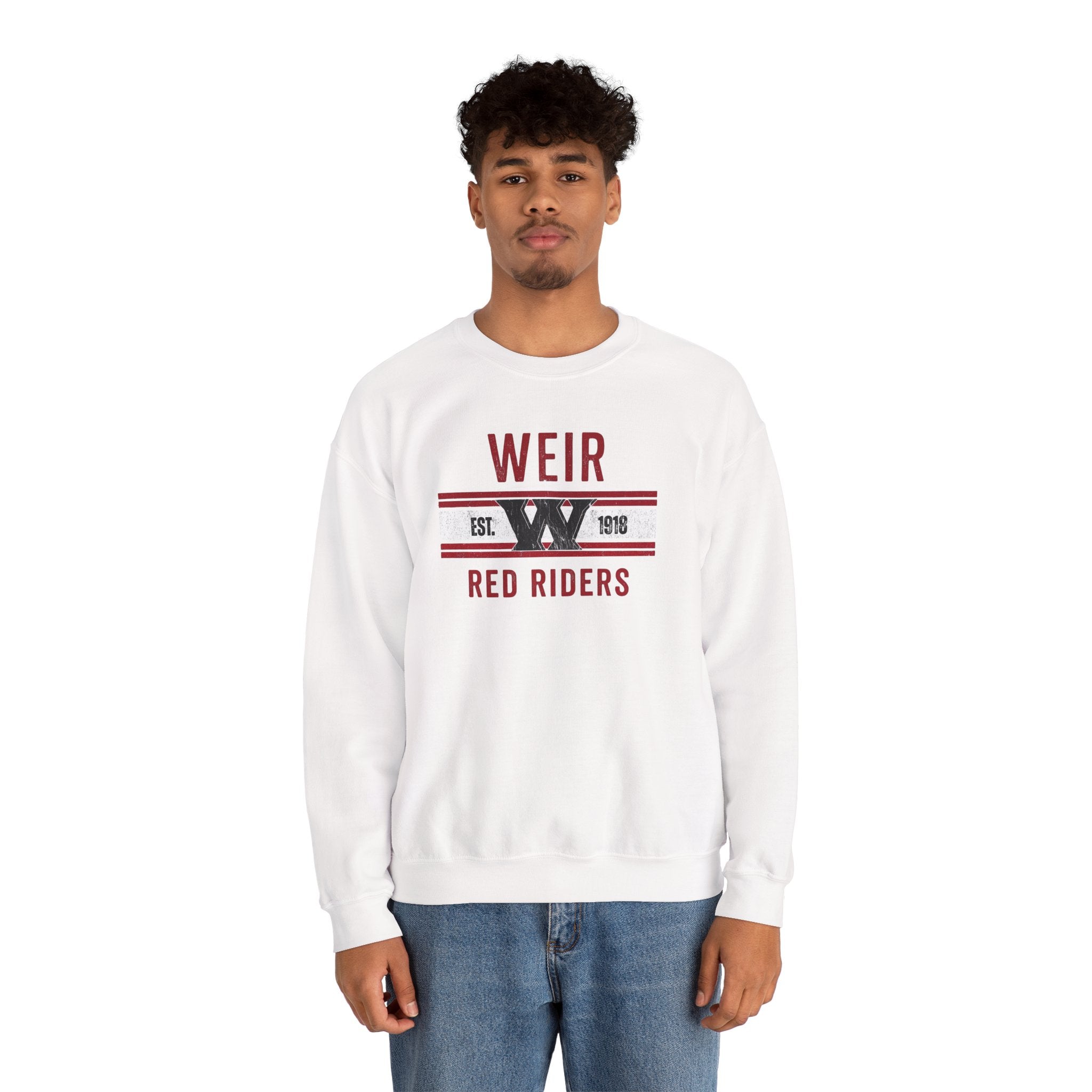 Adult Unisex Weirton Distressed Heritage Graphic Sweatshirt