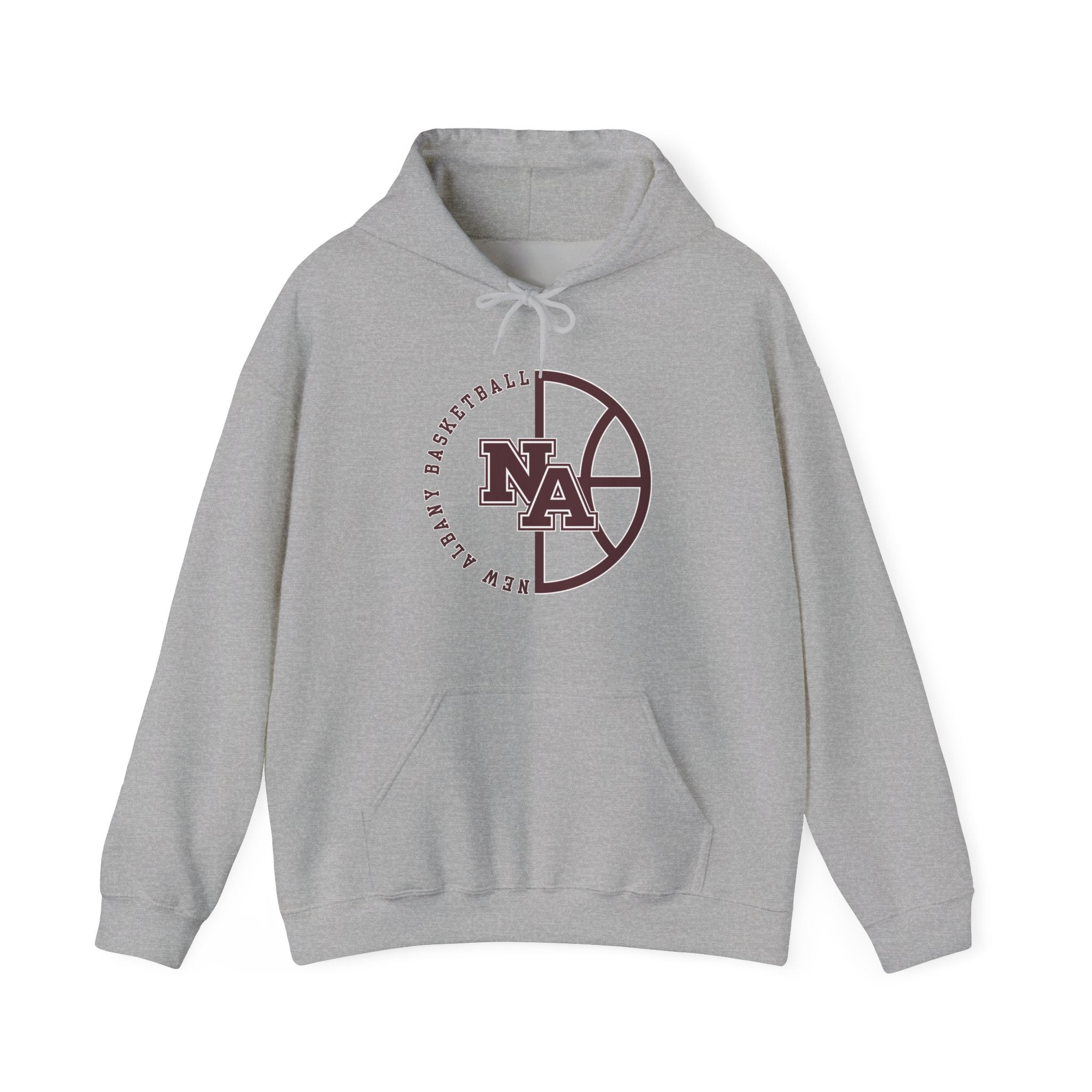 Adult Unisex New Albany Basketball Pick and Roll Graphic Hoodie