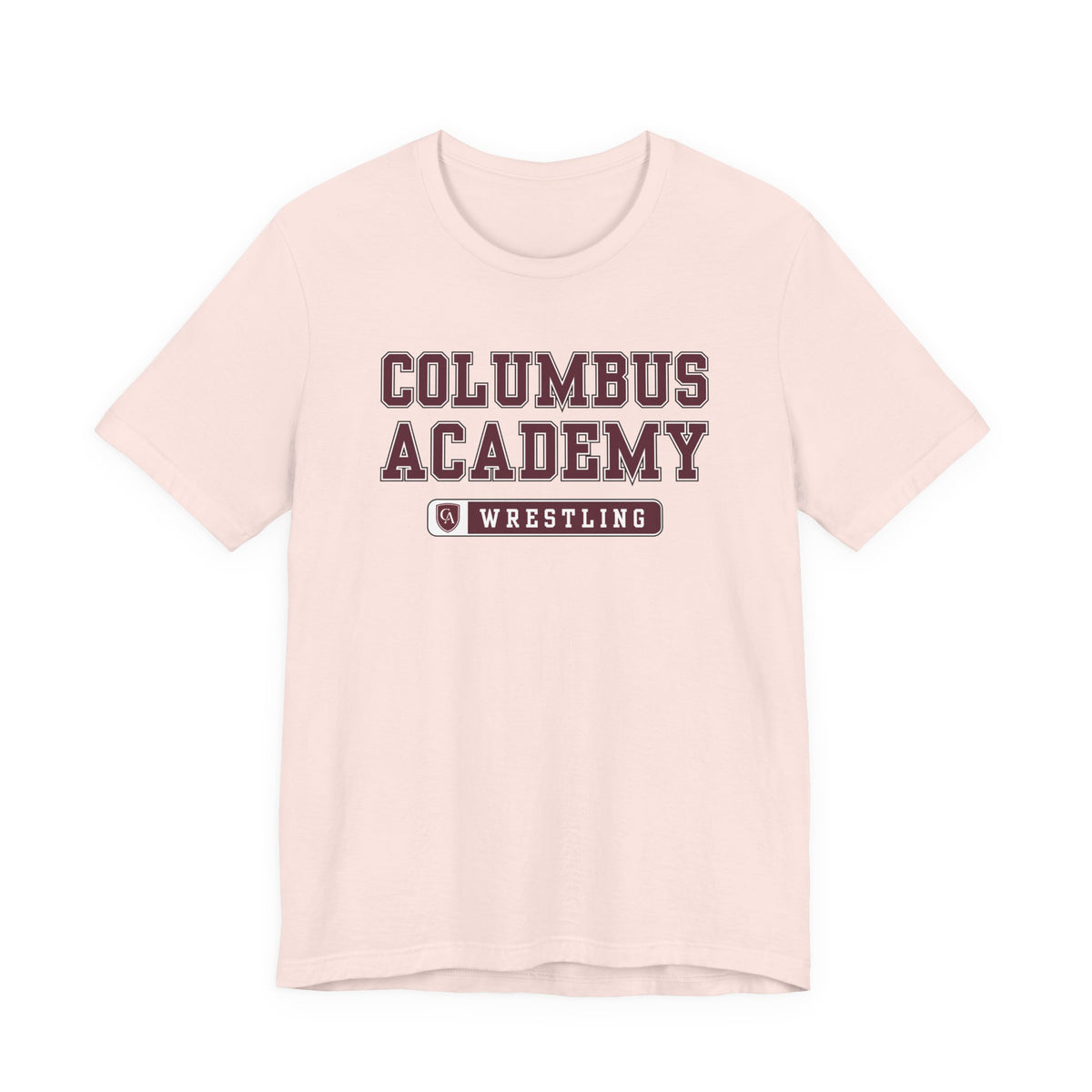 Adult Unisex Columbus Academy Wrestling Graphic Short Sleeve Bella + Canvas Soft Tee