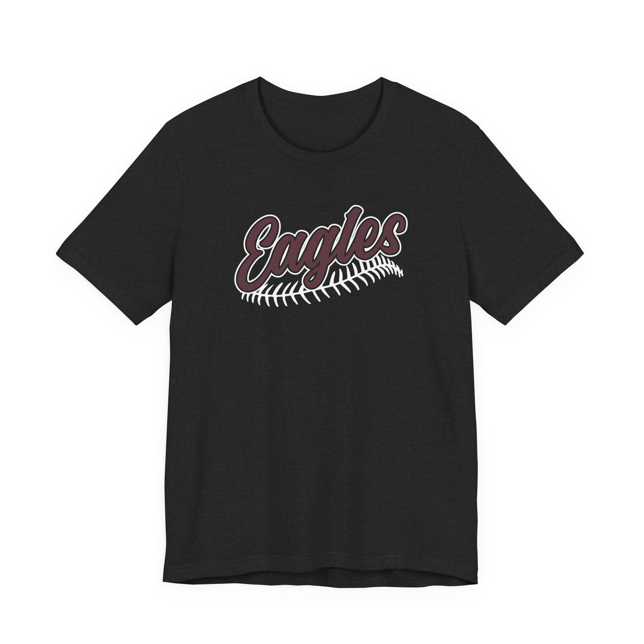 Adult Unisex New Albany Script Stitch Eagles Graphic Short Sleeve Soft Tee