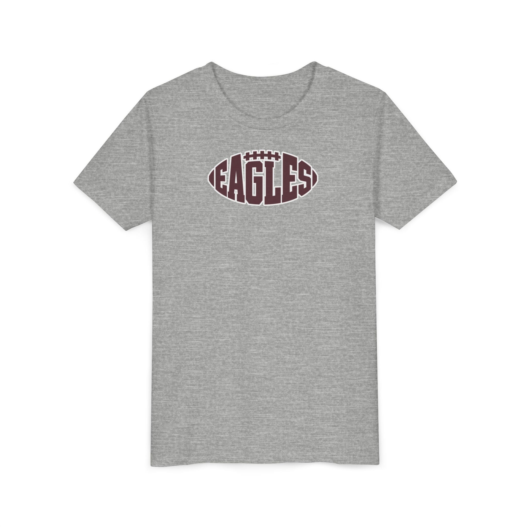 Youth New Albany Football Eagle Ball Graphic Short Sleeve Bella + Canvas Soft Tee