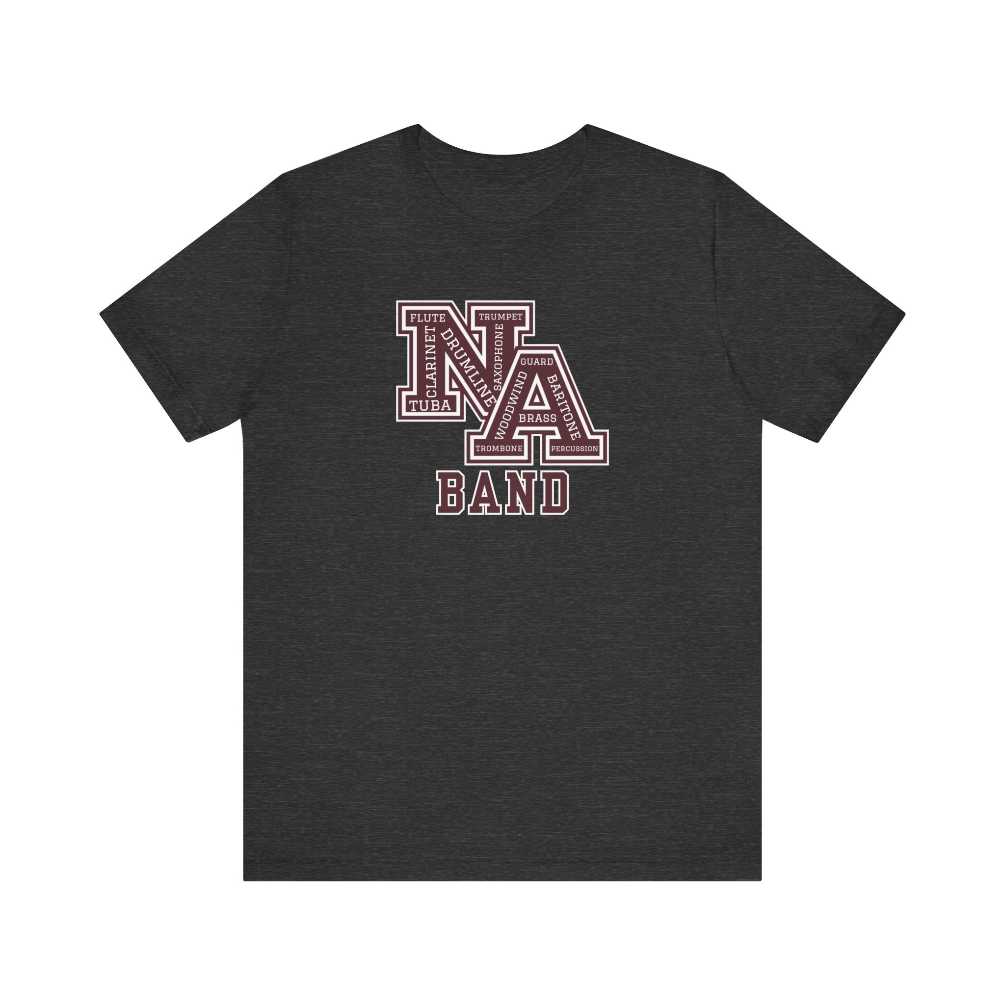 Adult Unisex New Albany Band Word Logo Graphic Short Sleeve Soft Tee