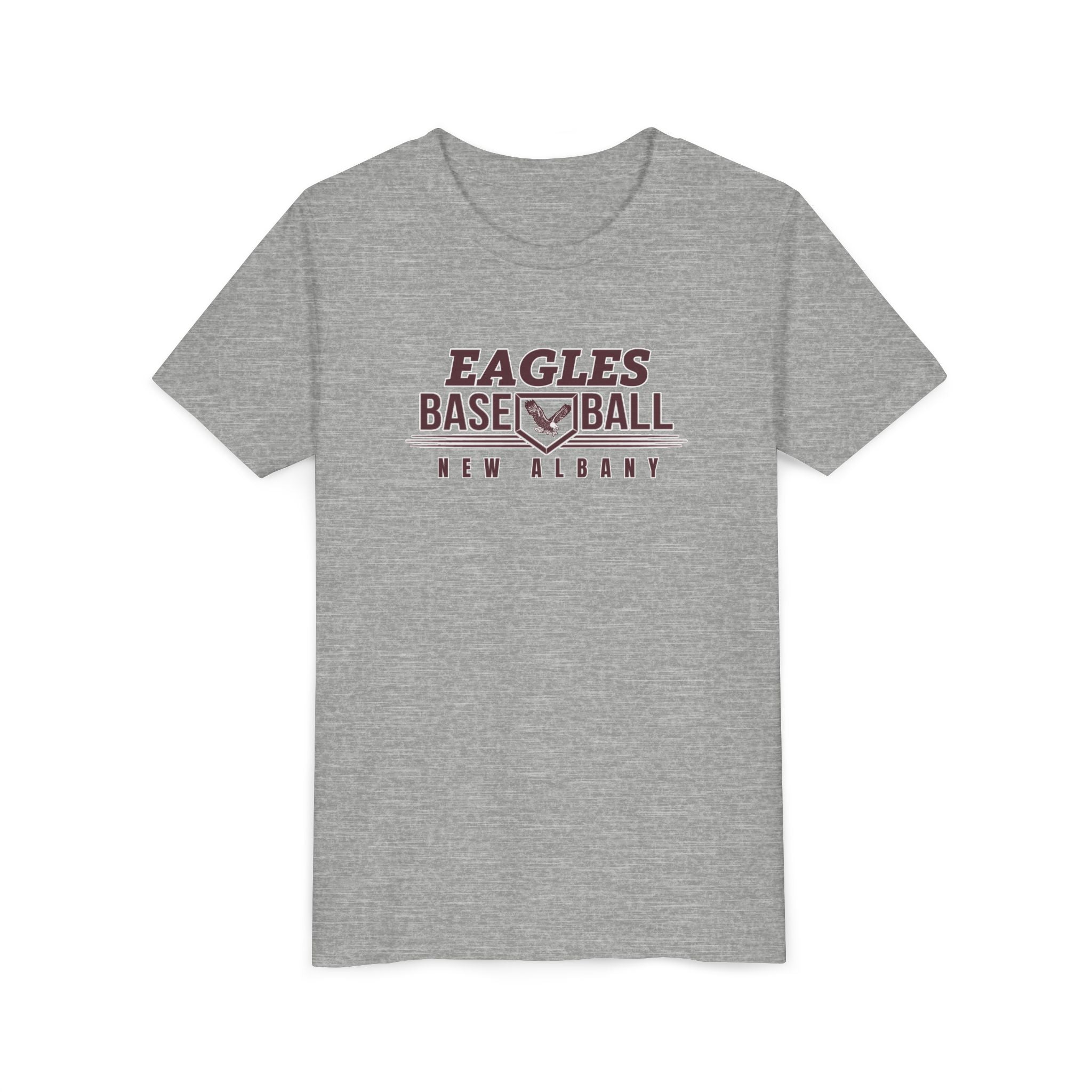 Youth New Albany Eagles Home Plate Pride Graphic Short Sleeve Soft Tee