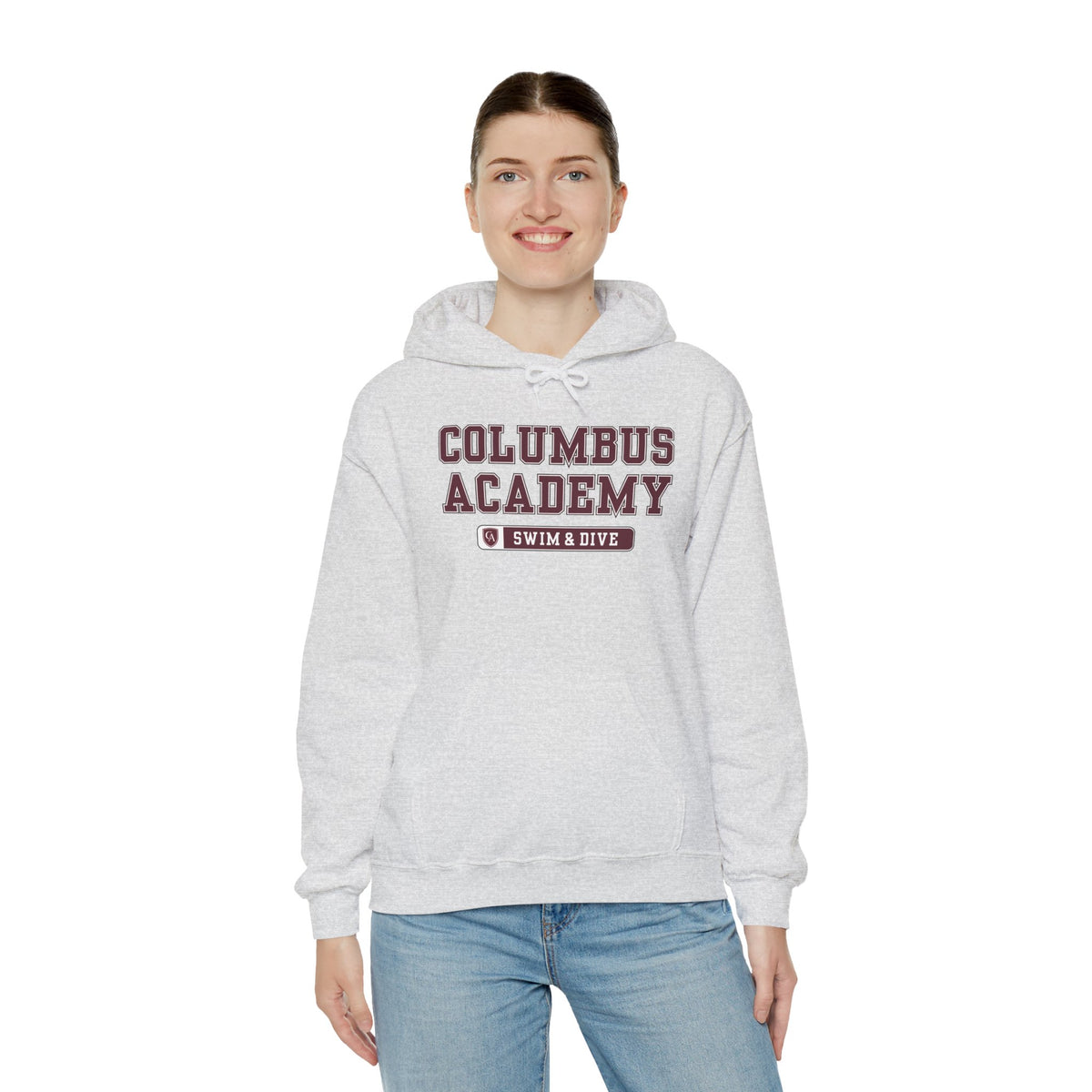 Adult Unisex Columbus Academy Swim + Dive Graphic Hoodie