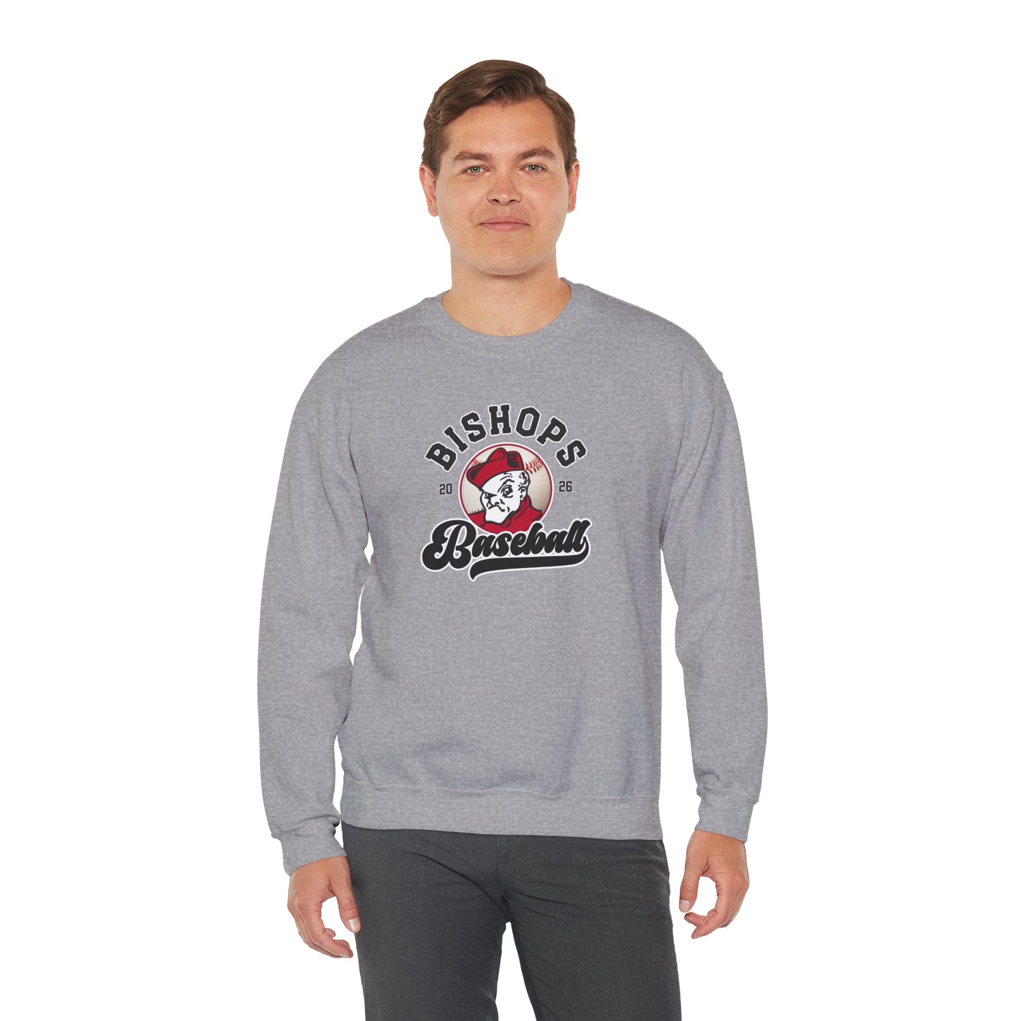 Adult Unisex Battling Bishops 2026 Script Baseball Graphic Sweatshirt