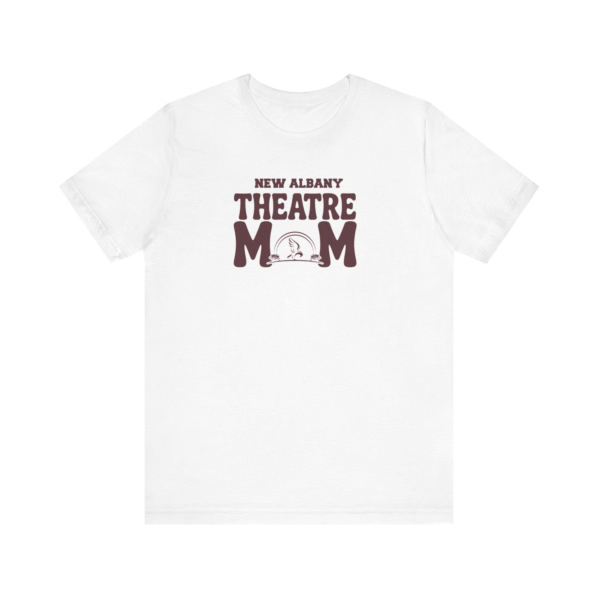 Adult Unisex New Albany Theatre Mom Graphic Short Sleeve Soft Tee