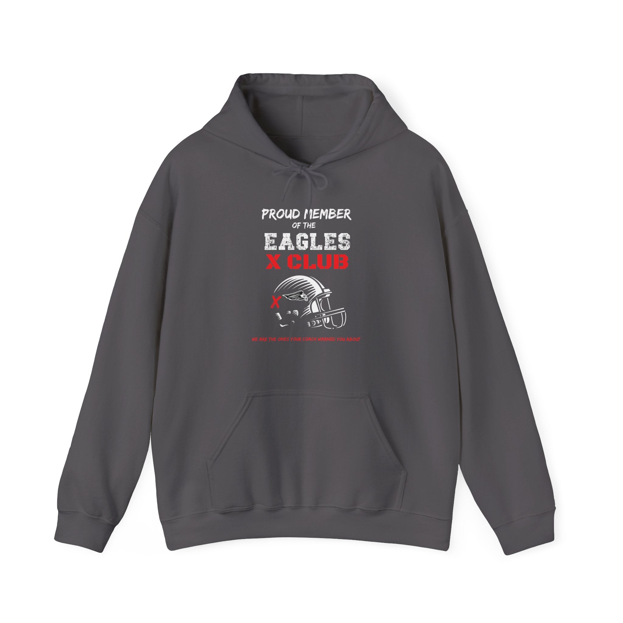 Adult Unisex Eagles Red X Club Graphic Hoodie