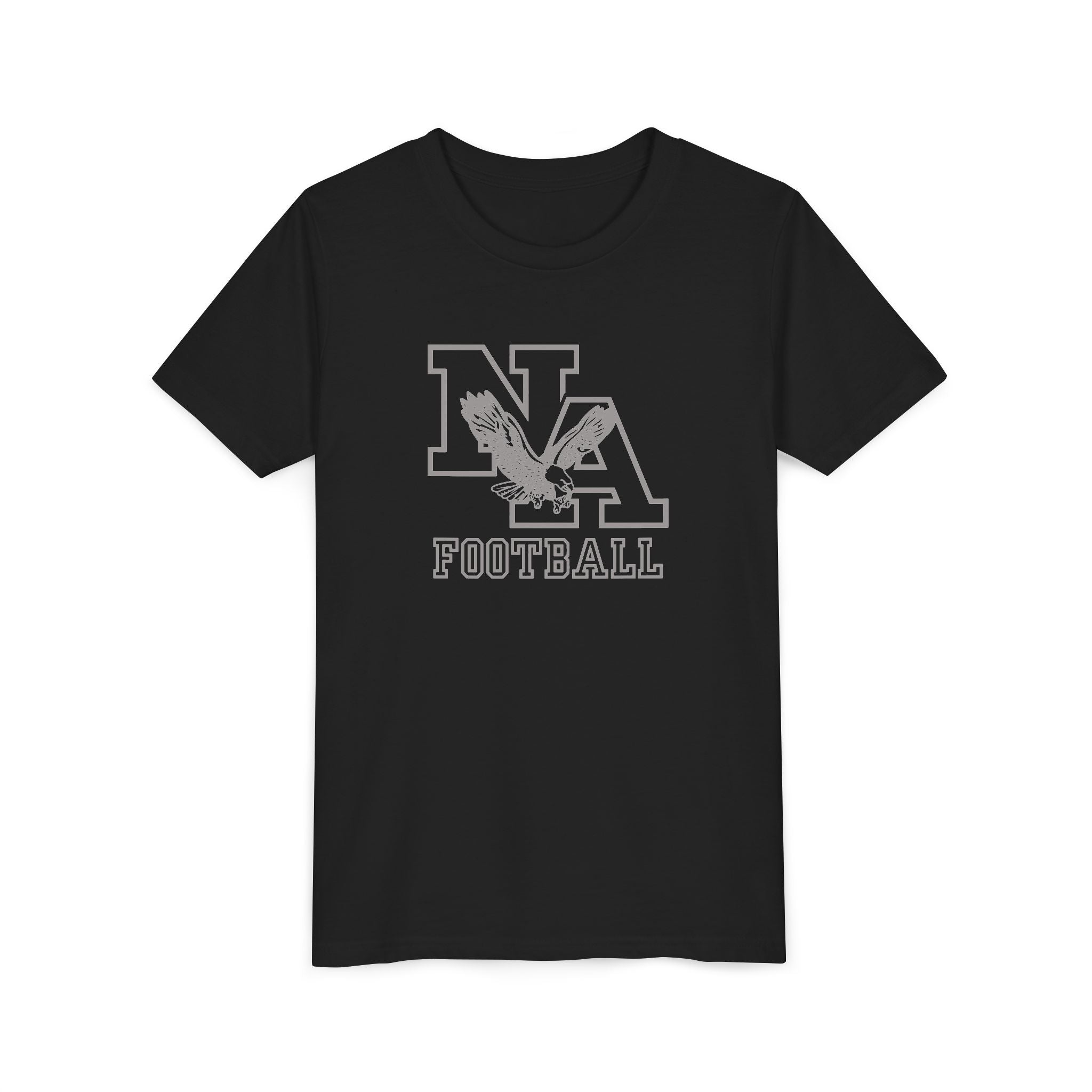 Youth New Albany Tonal Football Logo Graphic Short Sleeve Soft Tee