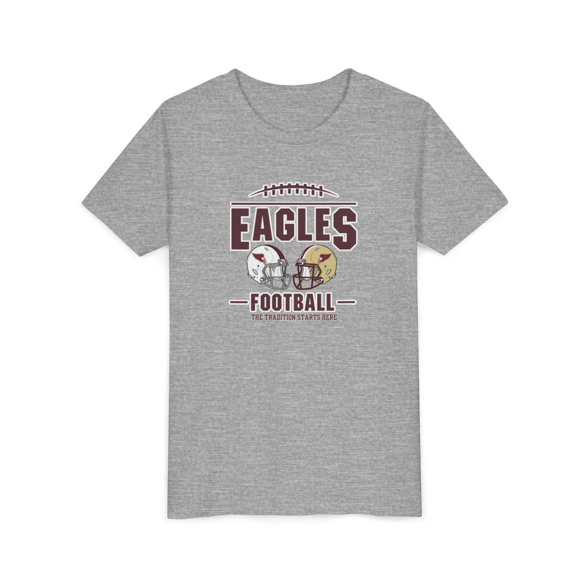 Youth New Albany Eagles Tradition Football Graphic Short Sleeve Soft Tee