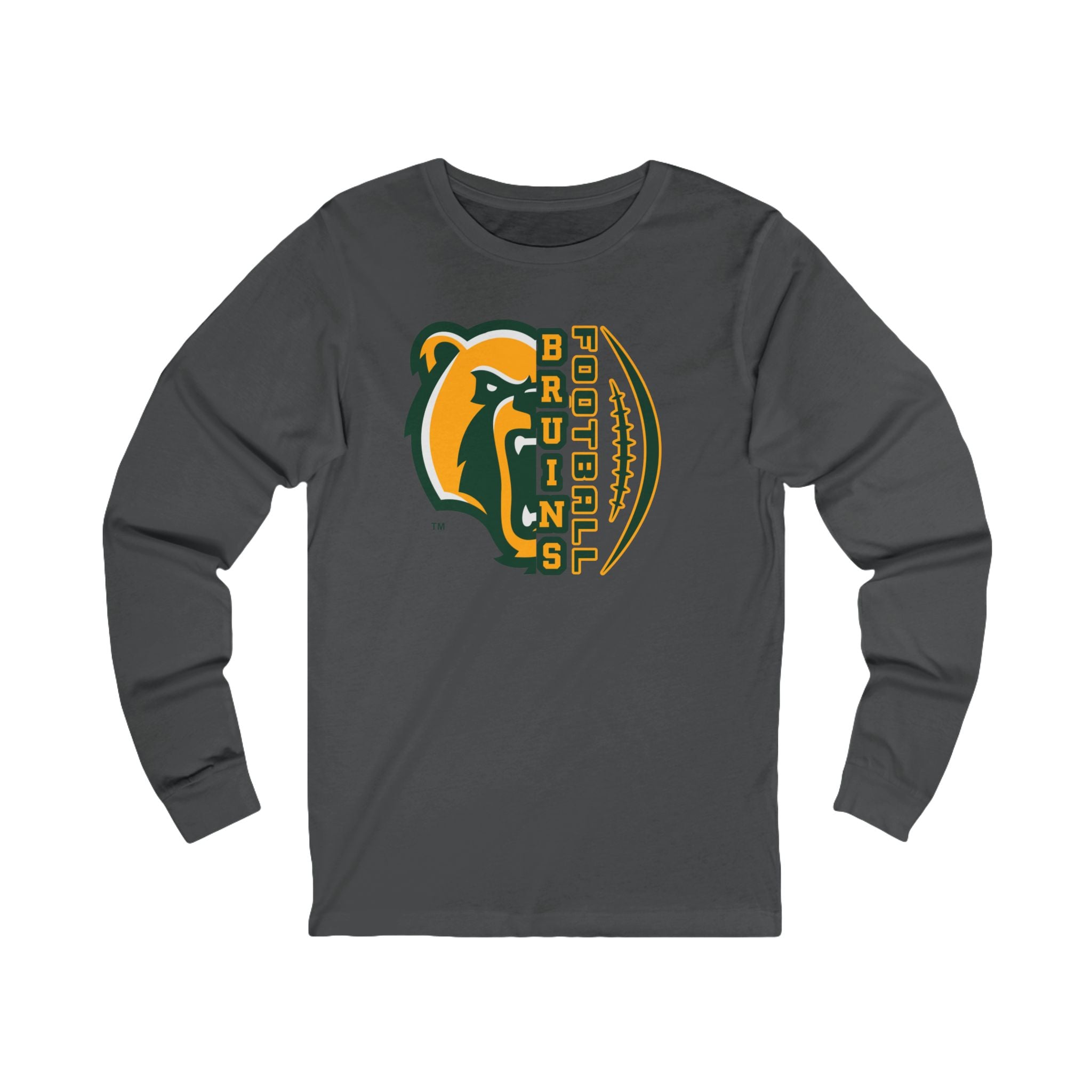 Adult Unisex Epic Bruin Football Graphic Long Sleeve Soft Tee