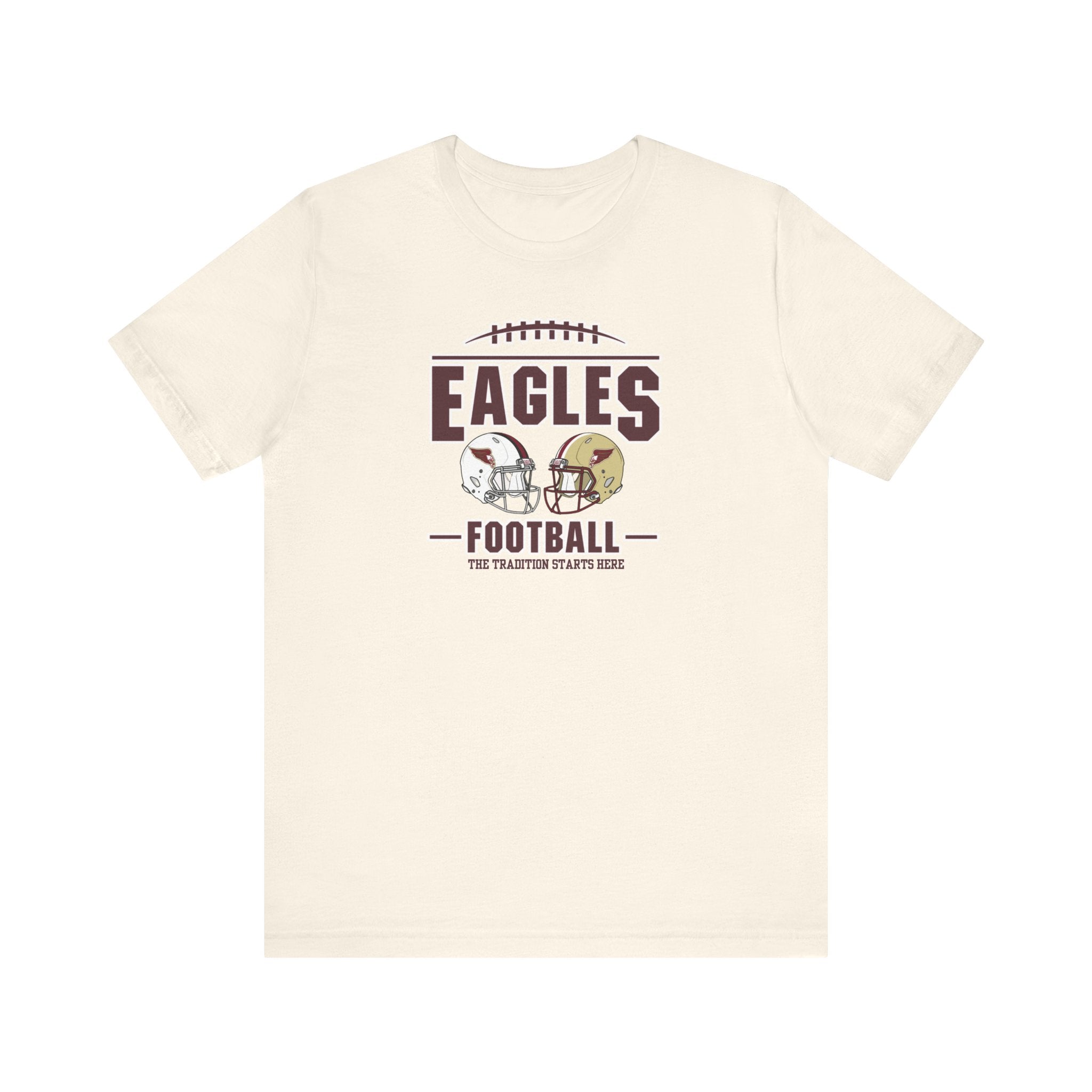 Adult Unisex Eagles Tradition Football Graphic Short Sleeve Soft Tee