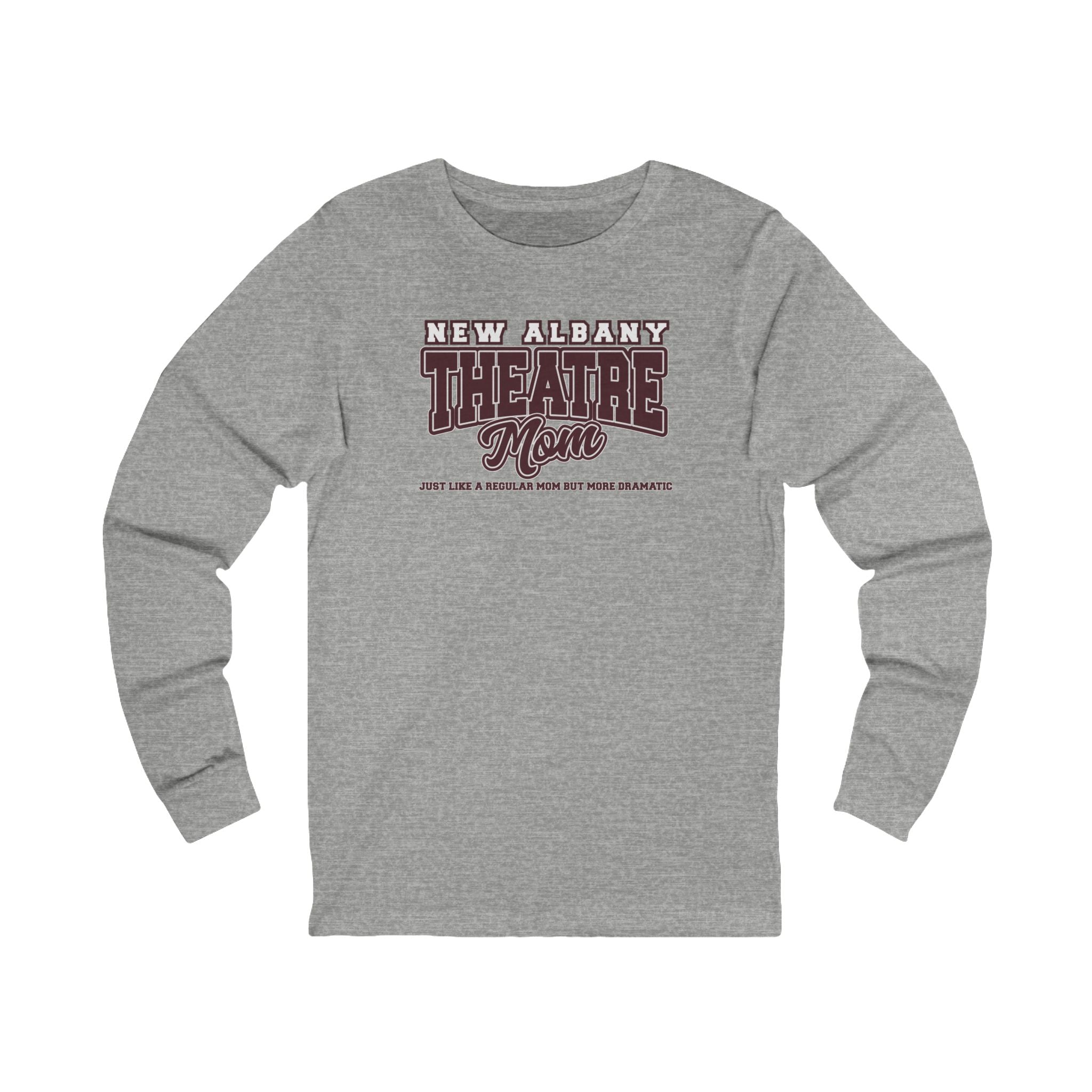 Adult Unisex New Albany Theatre Mom Graphic Long Sleeve Soft Tee