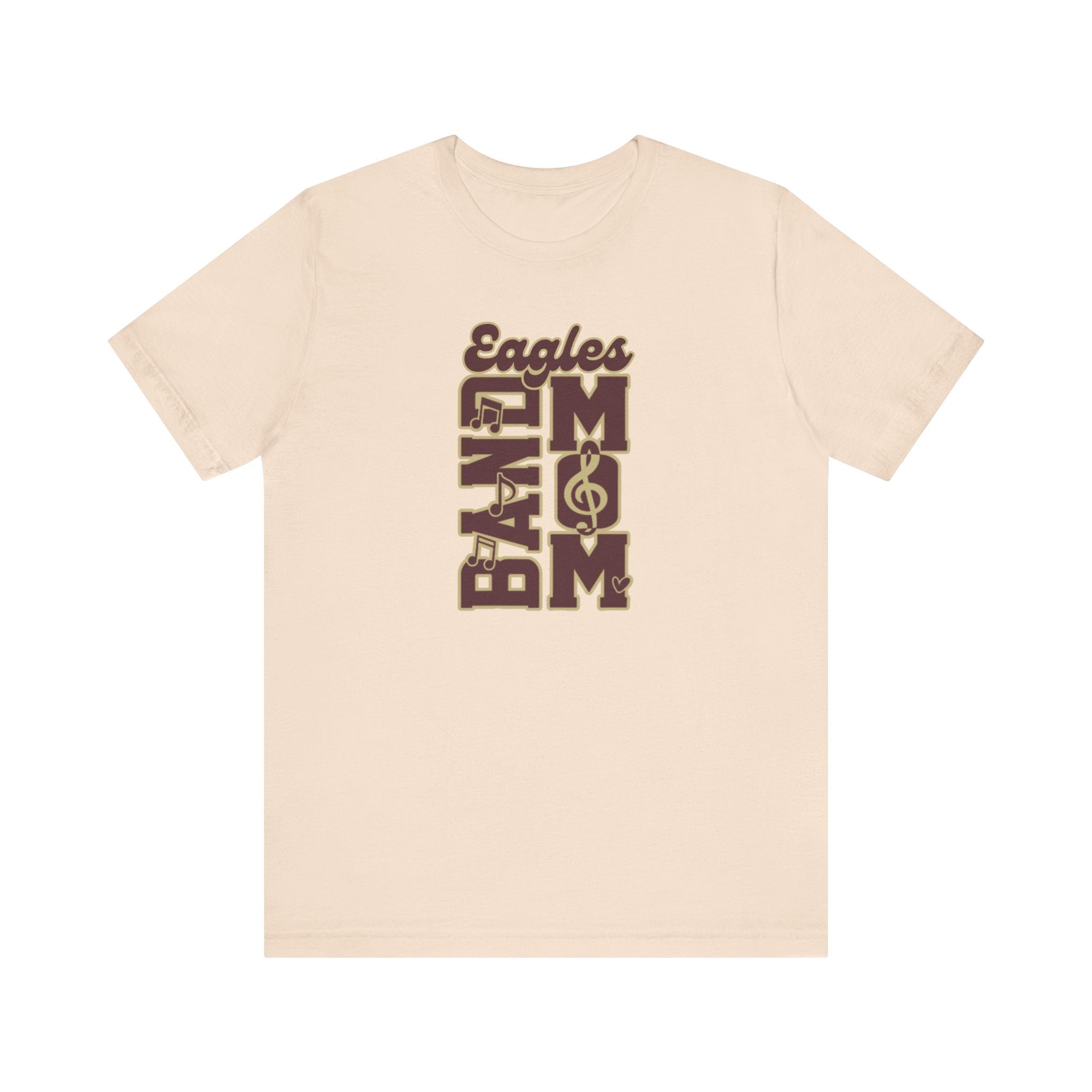 Adult Unisex Eagles Band Mom Graphic Short Sleeve Soft Tee