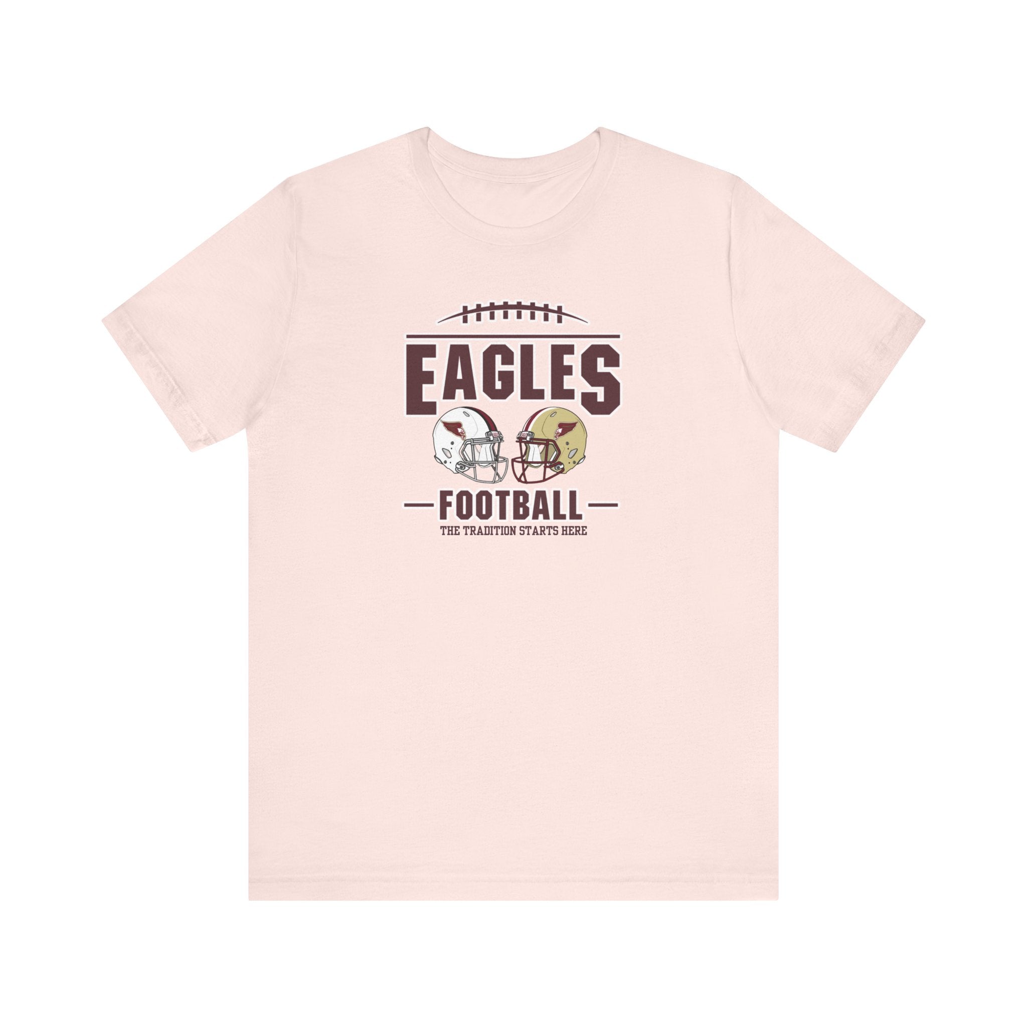 Adult Unisex Eagles Tradition Football Graphic Short Sleeve Soft Tee