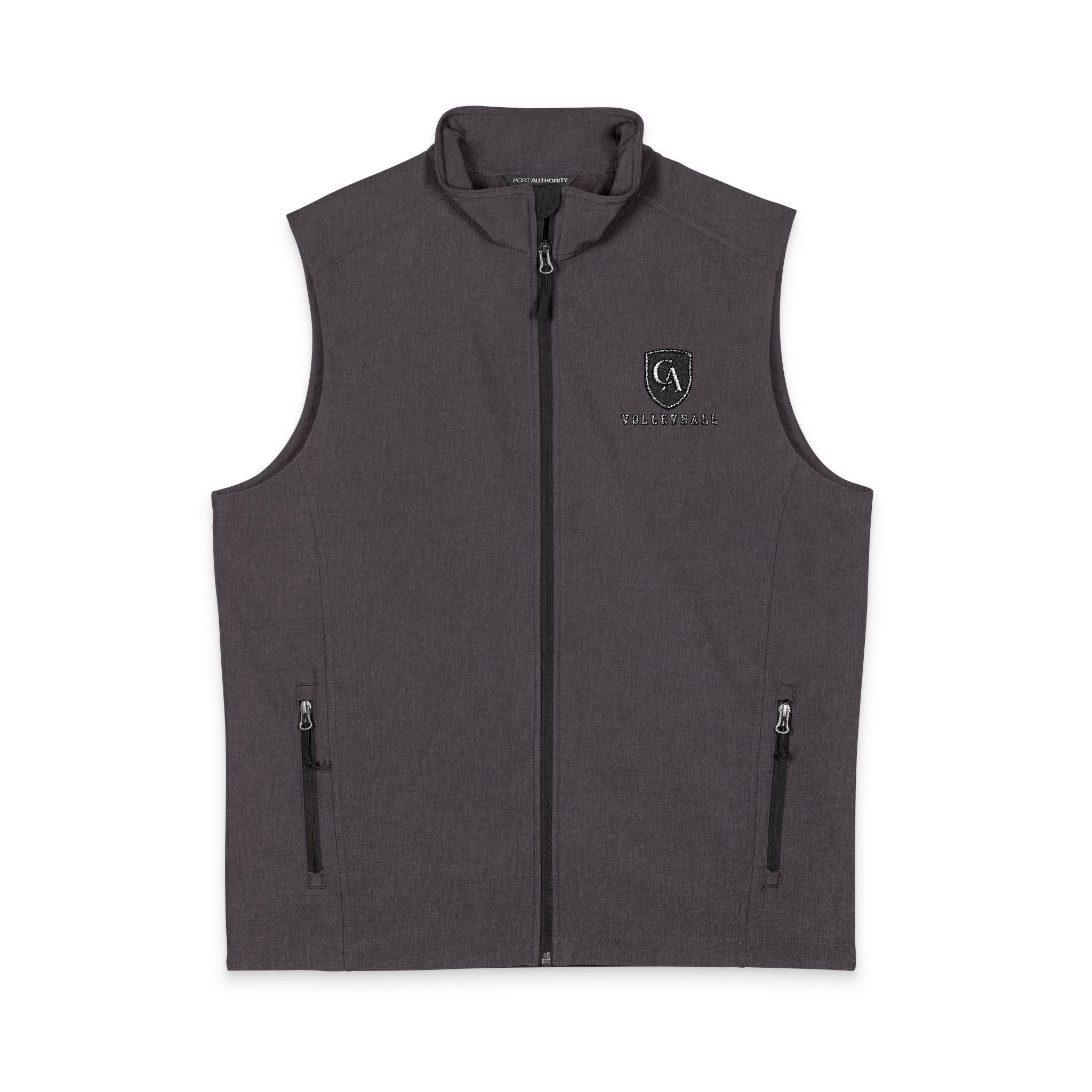 Adult Unisex Columbus Academy Volleyball Embroidered Core Soft Shell Vest