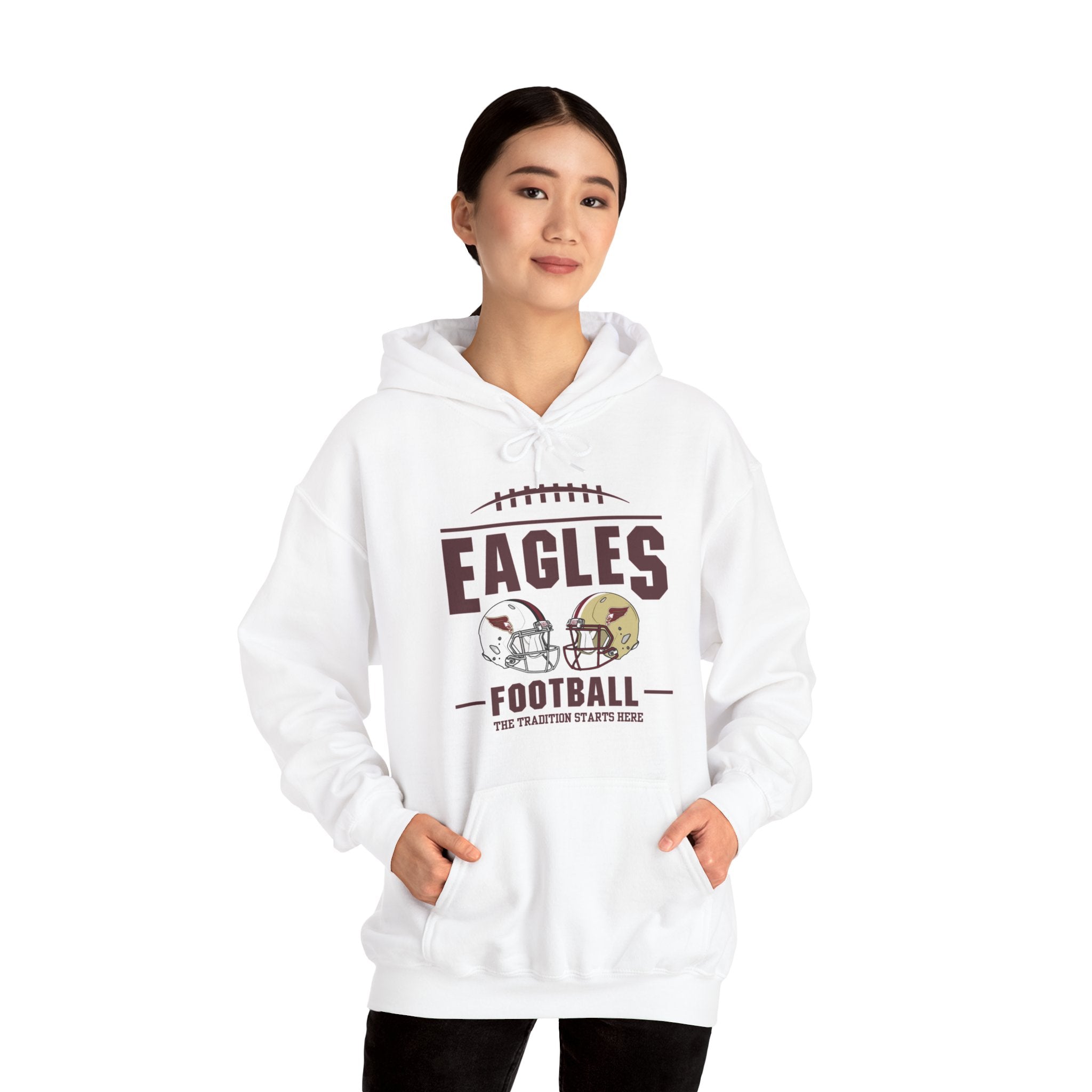 Adult Unisex Eagles Tradition Football Graphic Hoodie